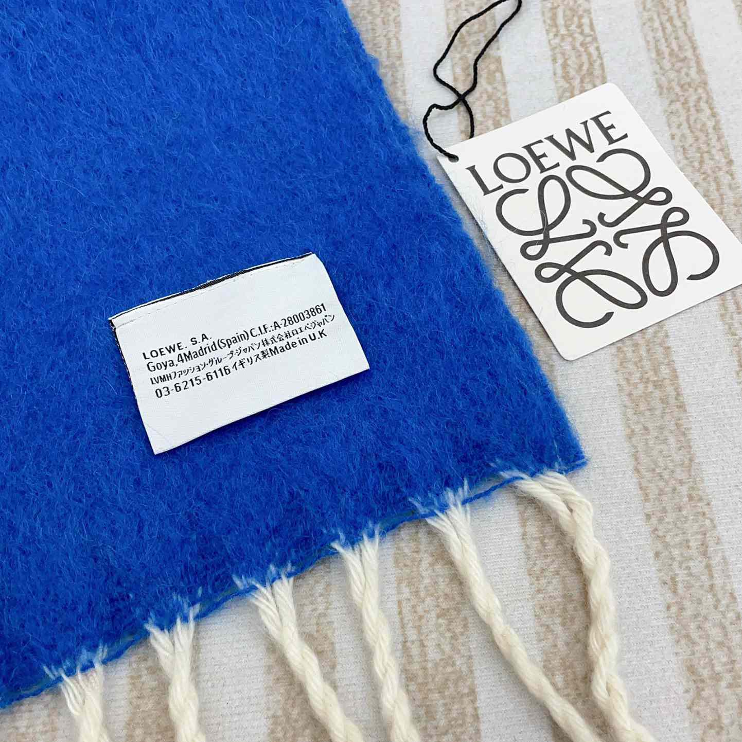 Loewe Scarf In Mohair And Wool - 