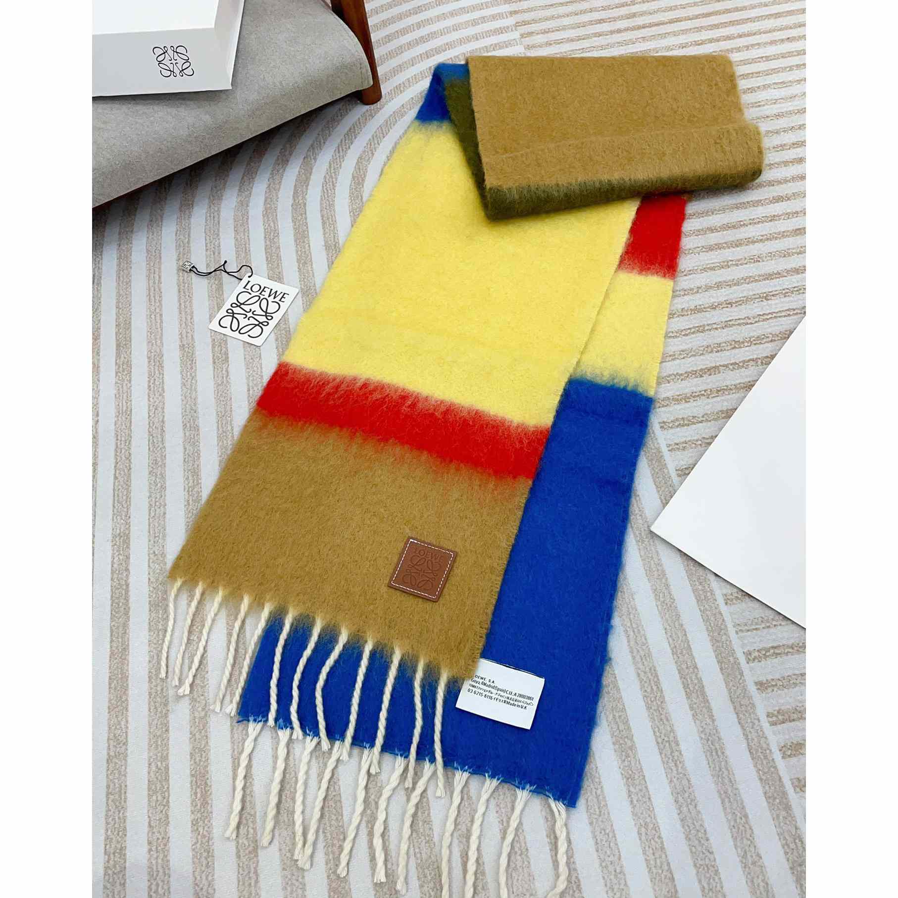 Loewe Scarf In Mohair And Wool - 