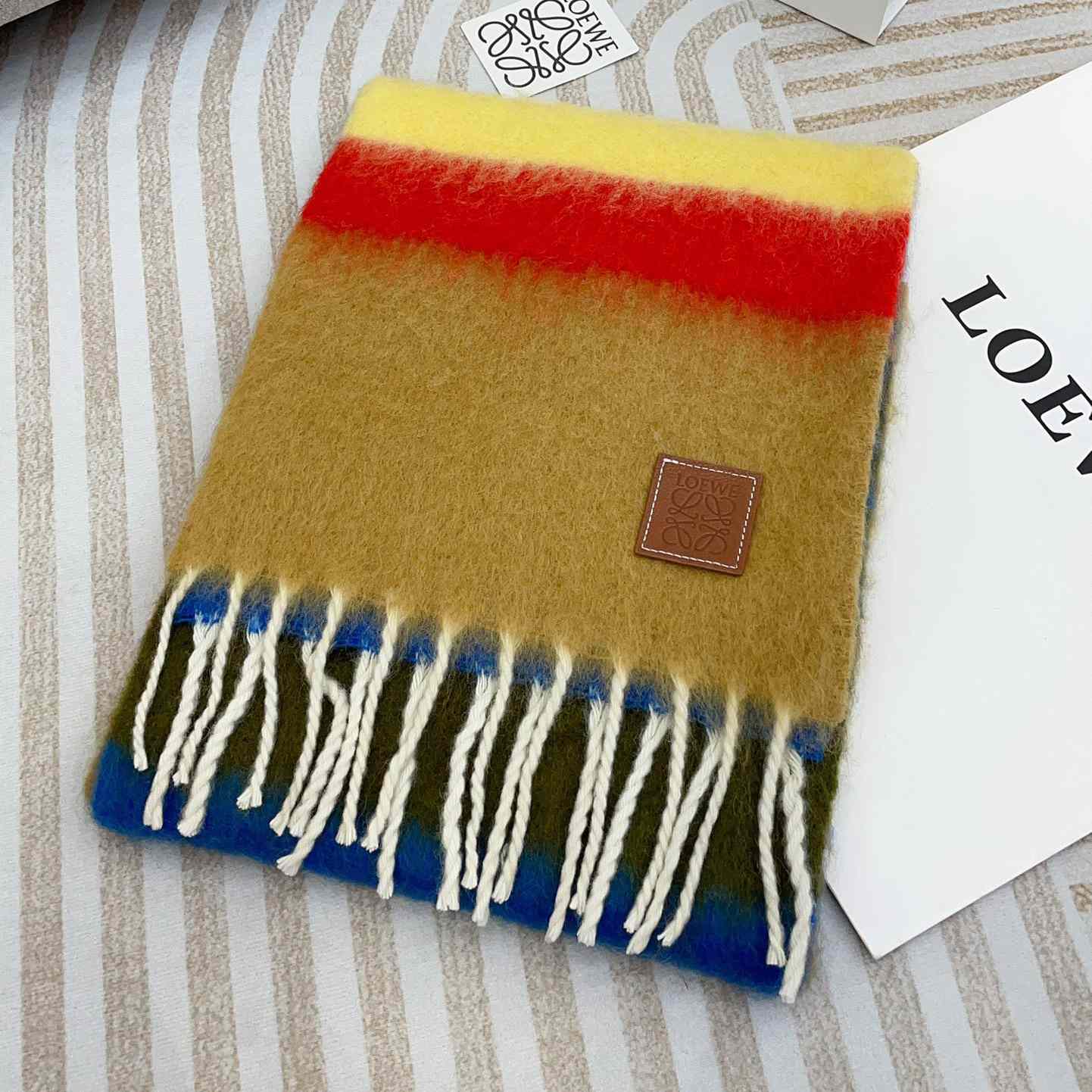 Loewe Scarf In Mohair And Wool - 