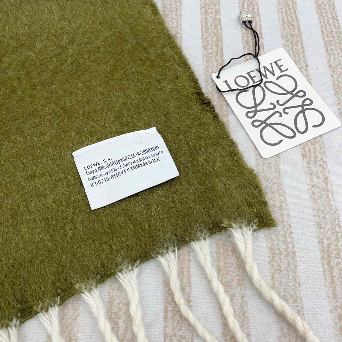 Loewe Scarf In Mohair And Wool - 