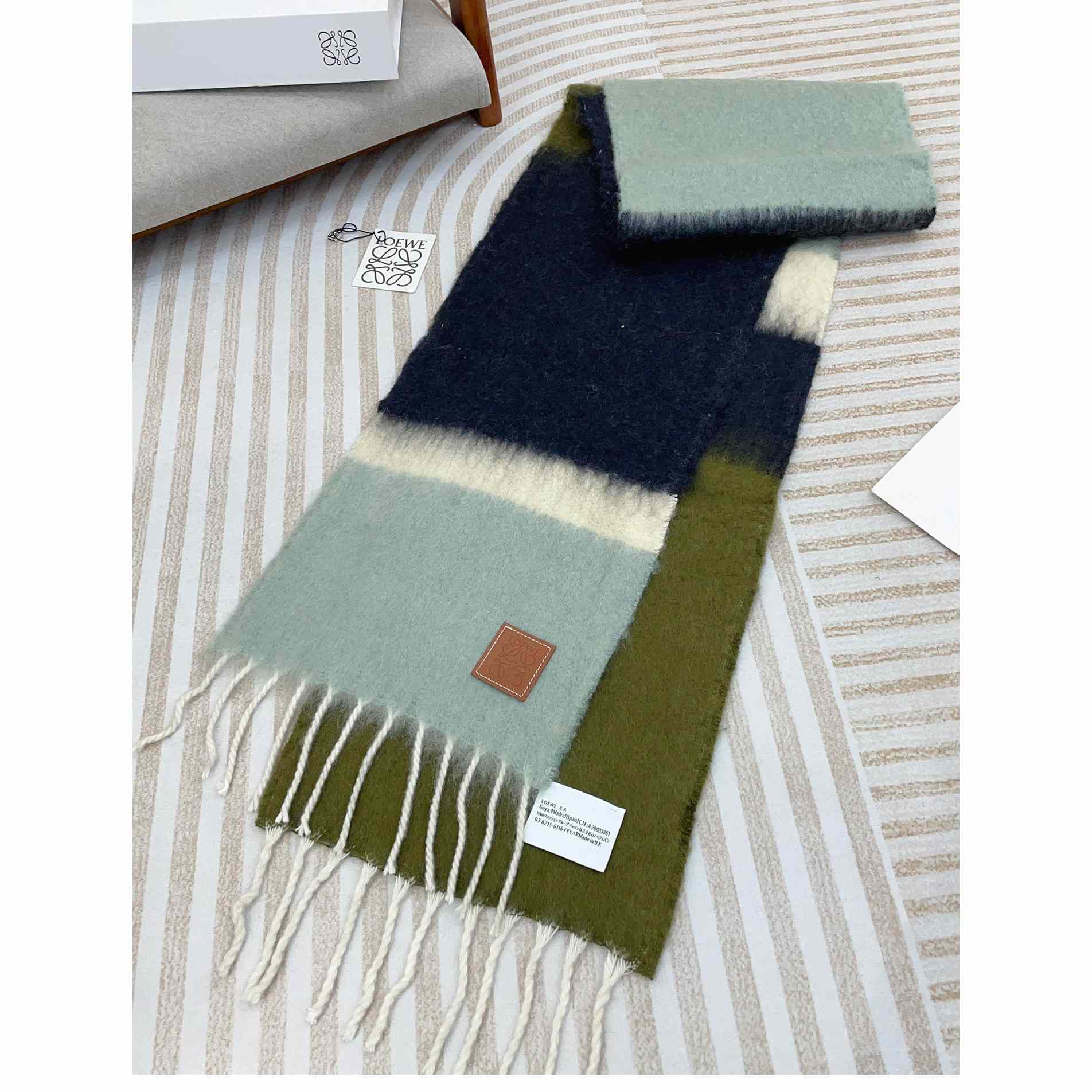 Loewe Scarf In Mohair And Wool - 