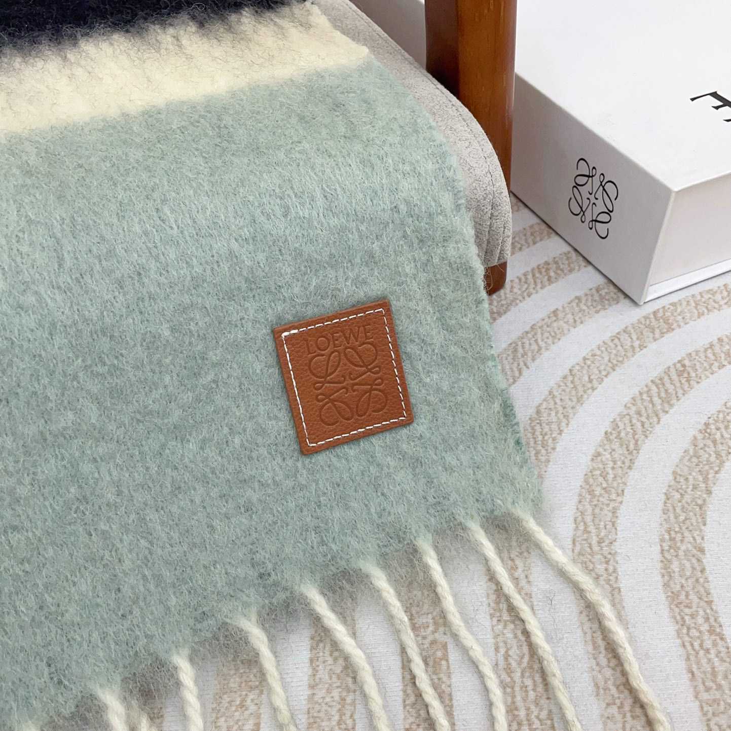 Loewe Scarf In Mohair And Wool - 