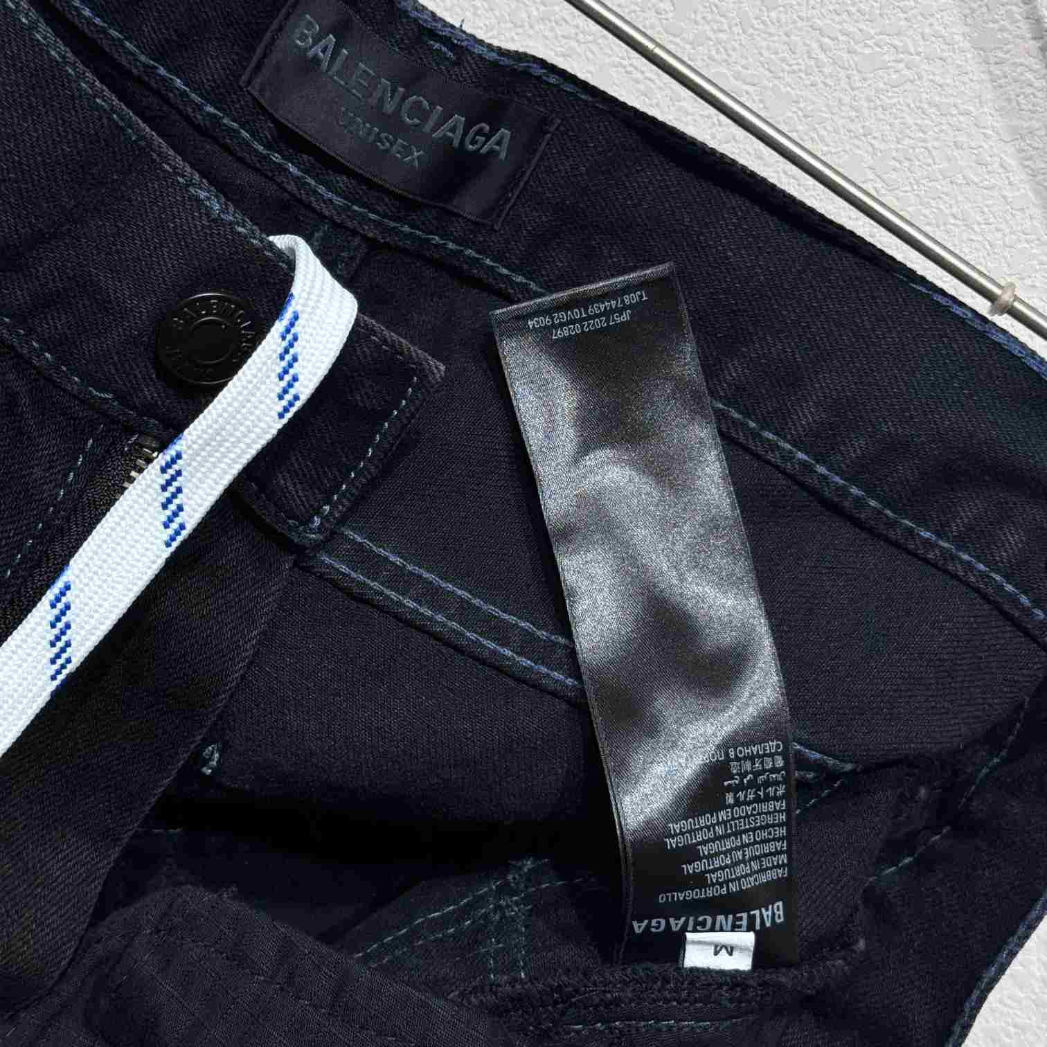 Balenciaga Double Knee Pants In Dark Blue  - 