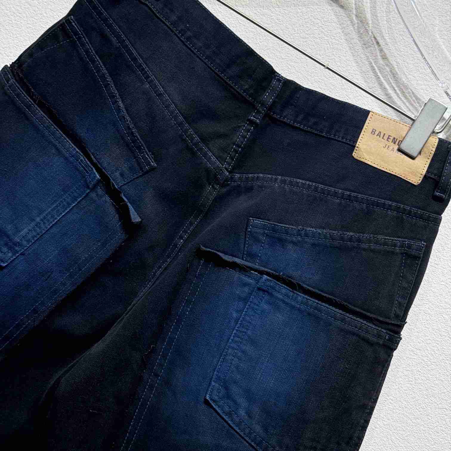 Balenciaga Double Knee Pants In Dark Blue  - 