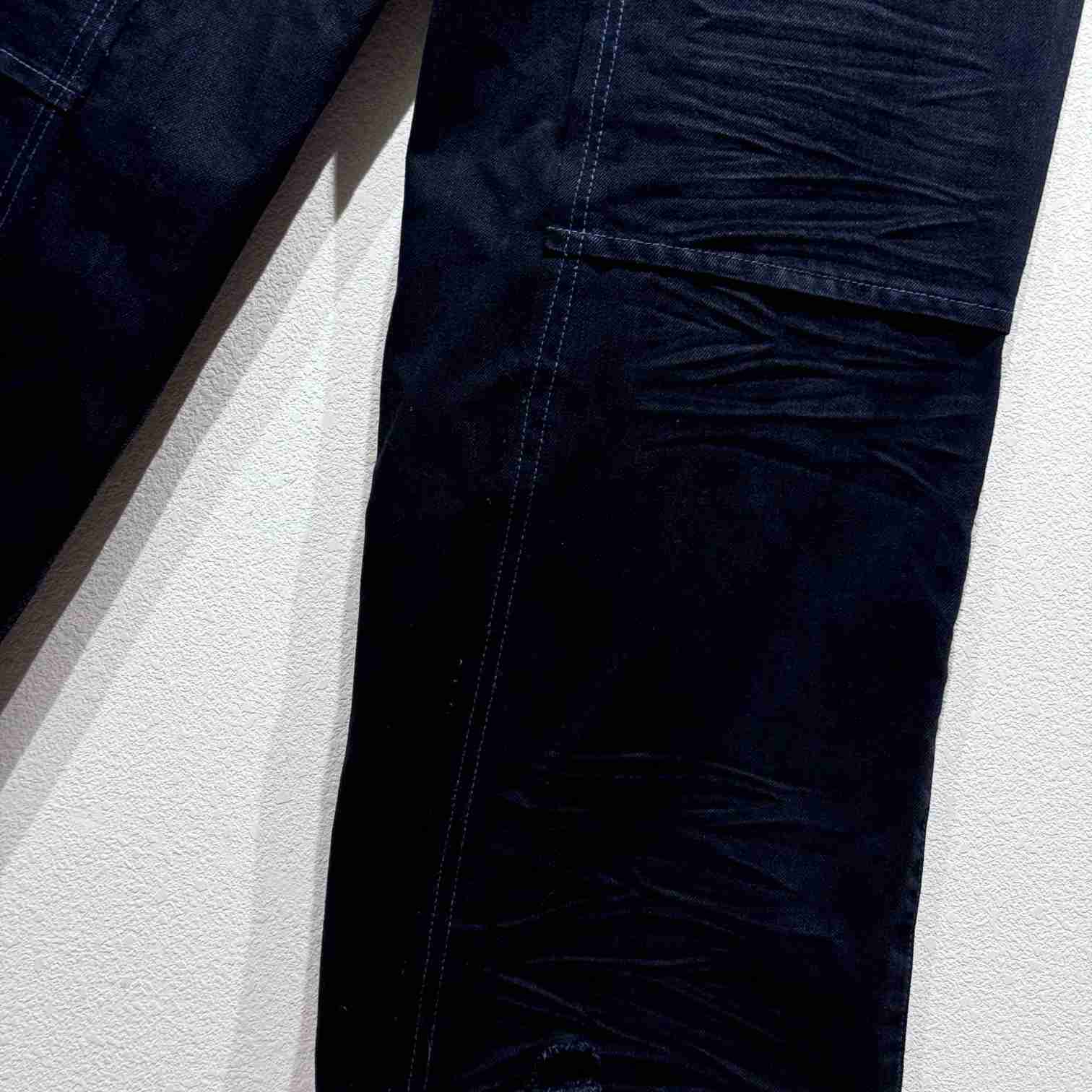 Balenciaga Double Knee Pants In Dark Blue  - 