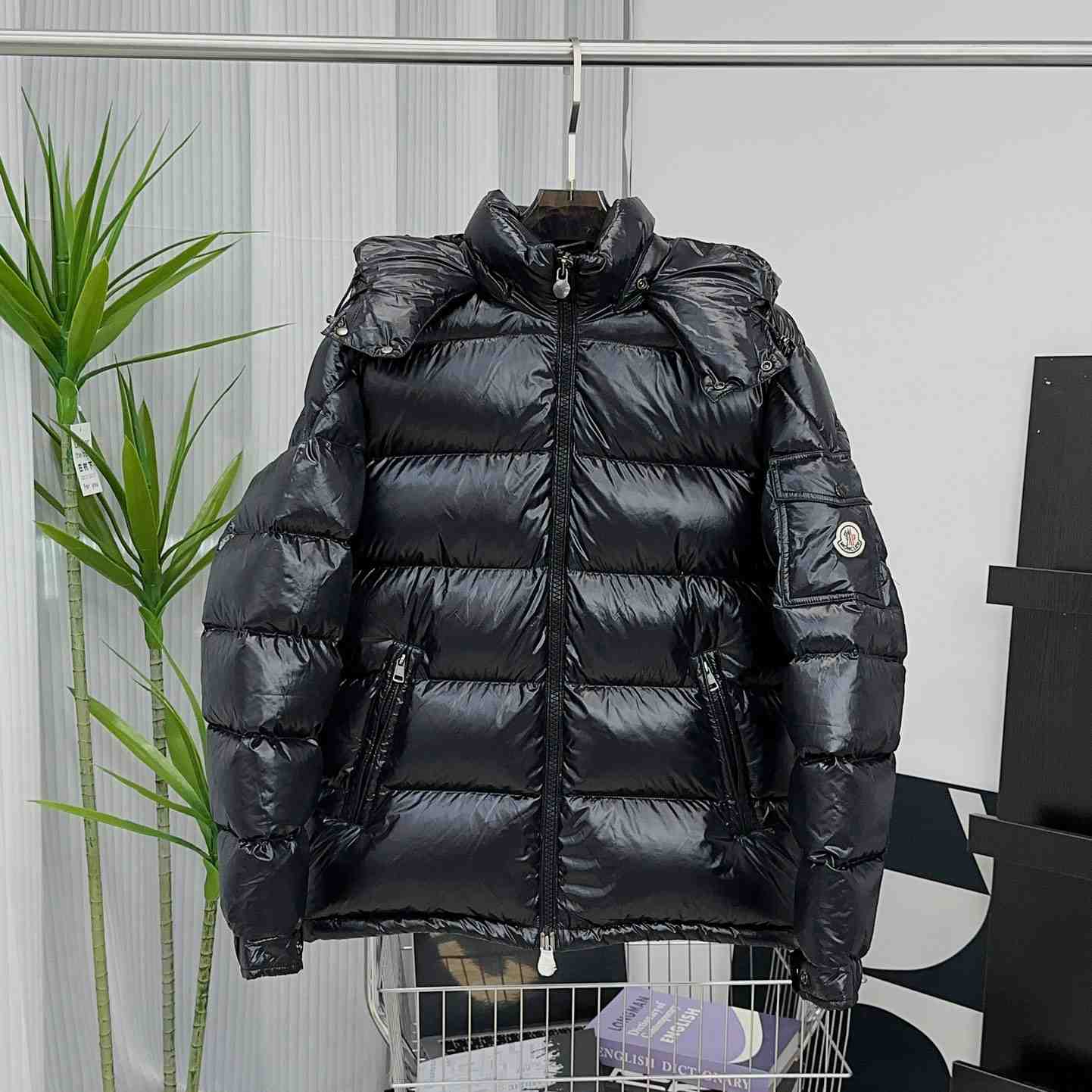 Moncler Maya Hooded Short Down Jacket - 
