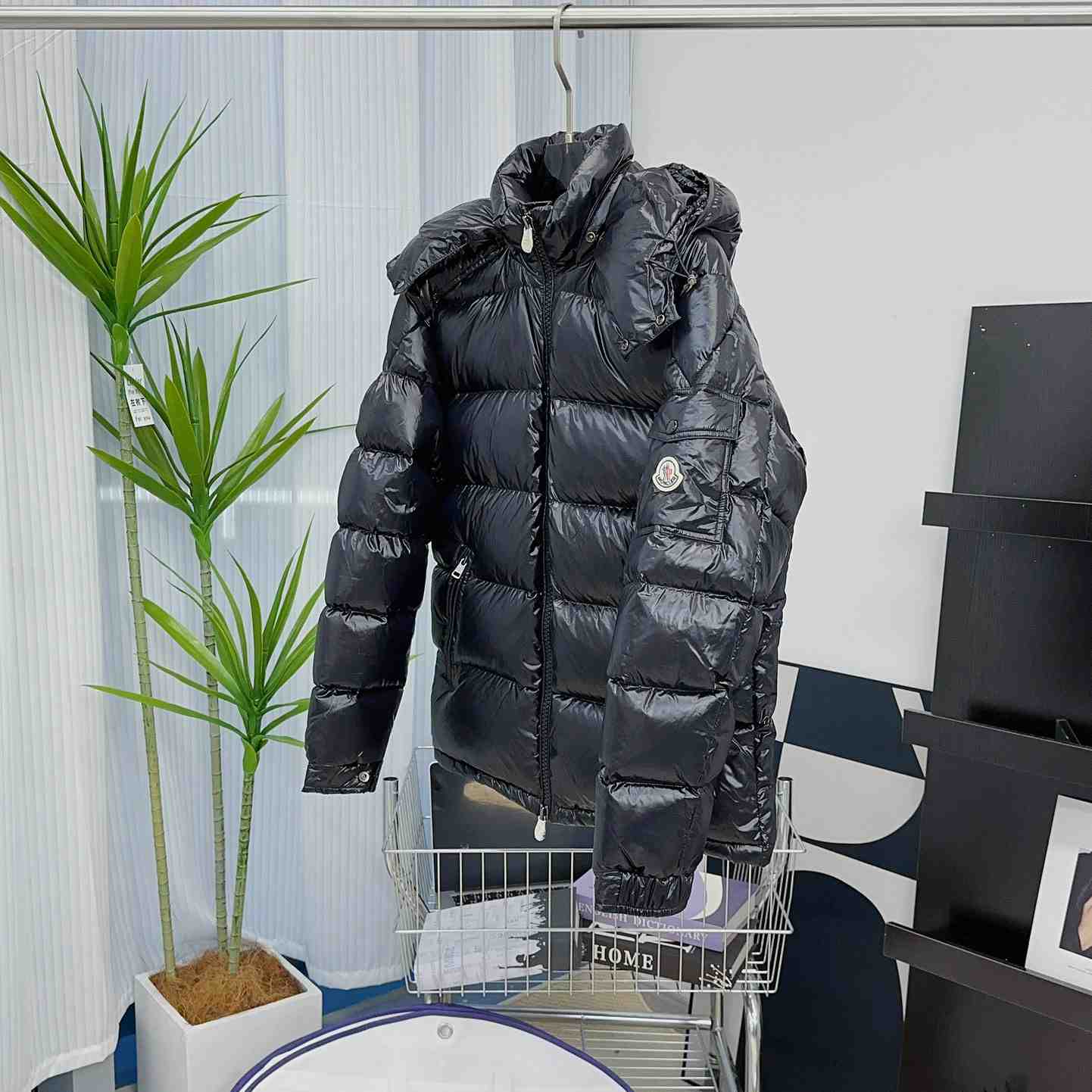 Moncler Maya Hooded Short Down Jacket - 