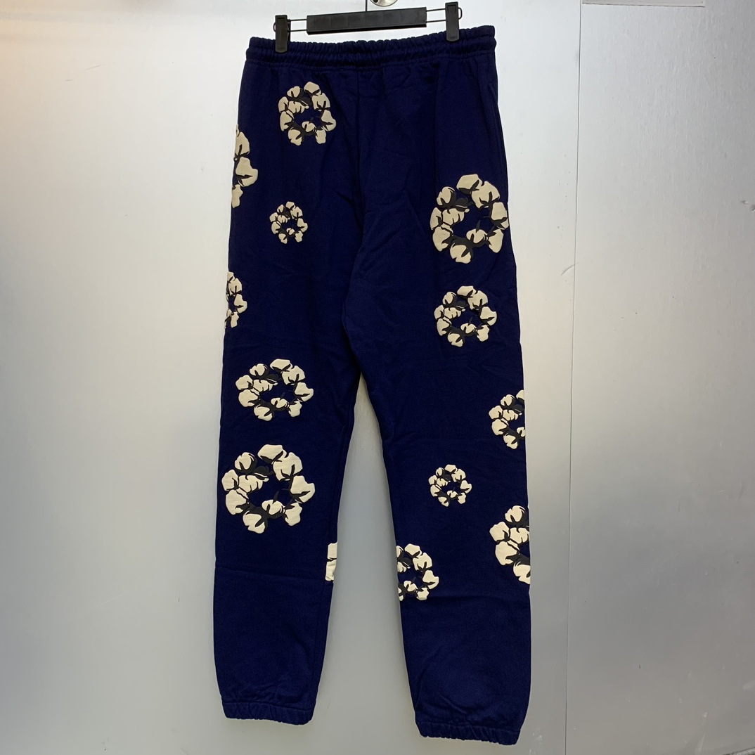 Denim Tears Cactus Tears Wreath Sweatpants Navy - 