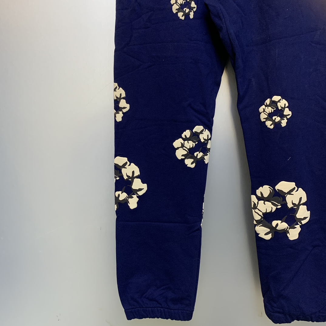 Denim Tears Cactus Tears Wreath Sweatpants Navy - 