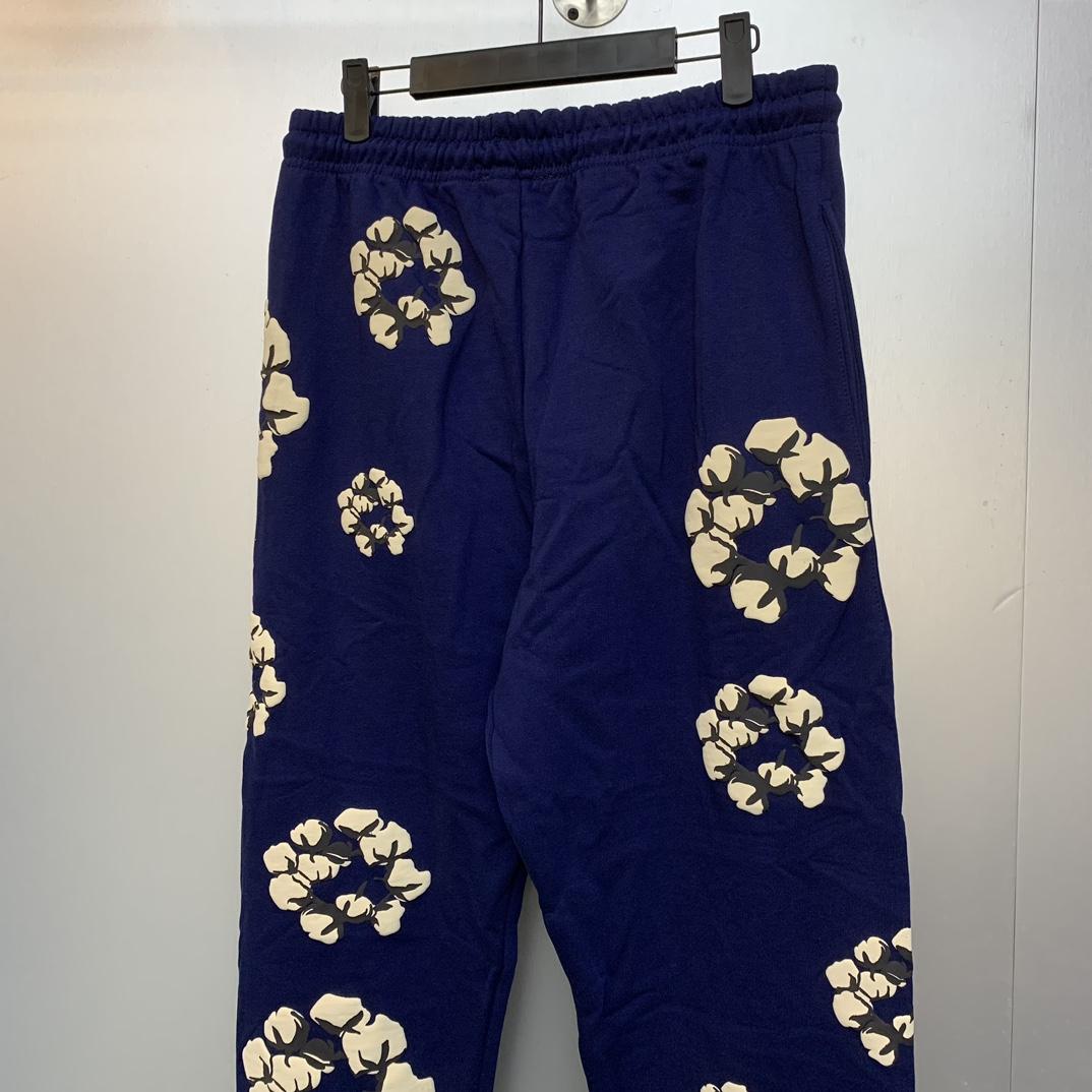 Denim Tears Cactus Tears Wreath Sweatpants Navy - 