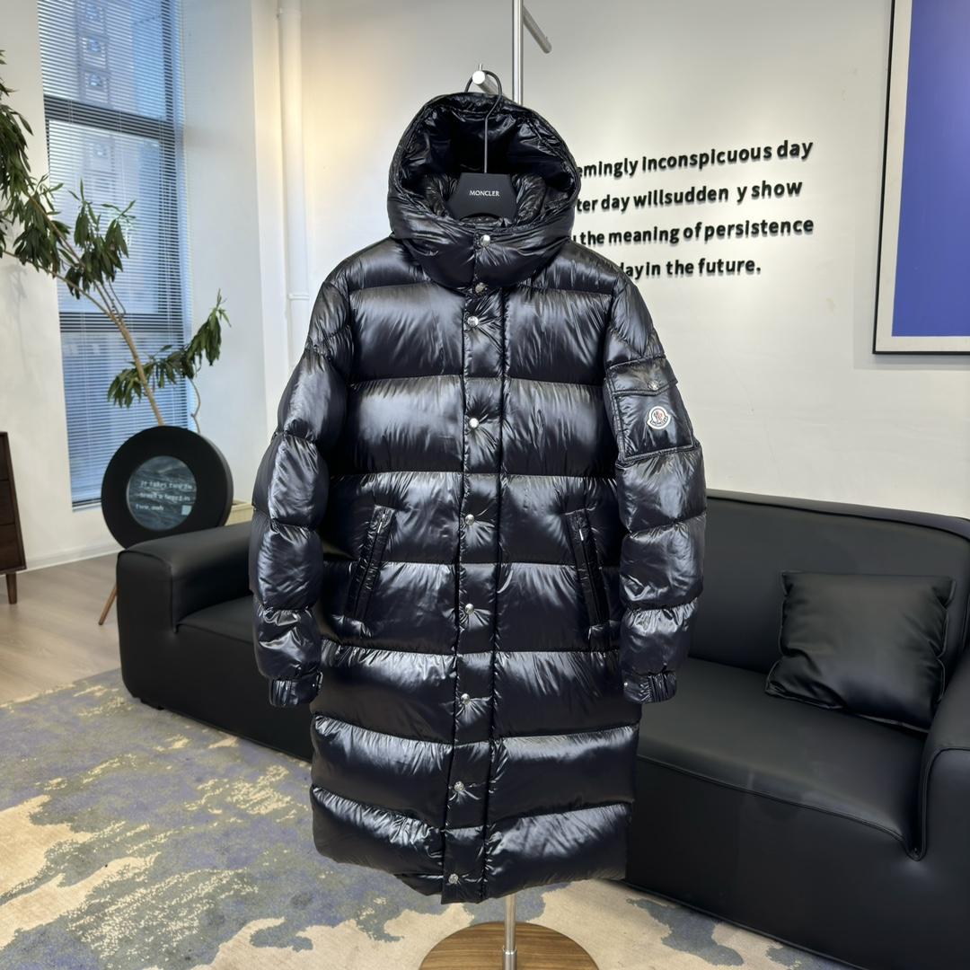 Moncler Maya Hanovcrtan Long Down Jacket - 