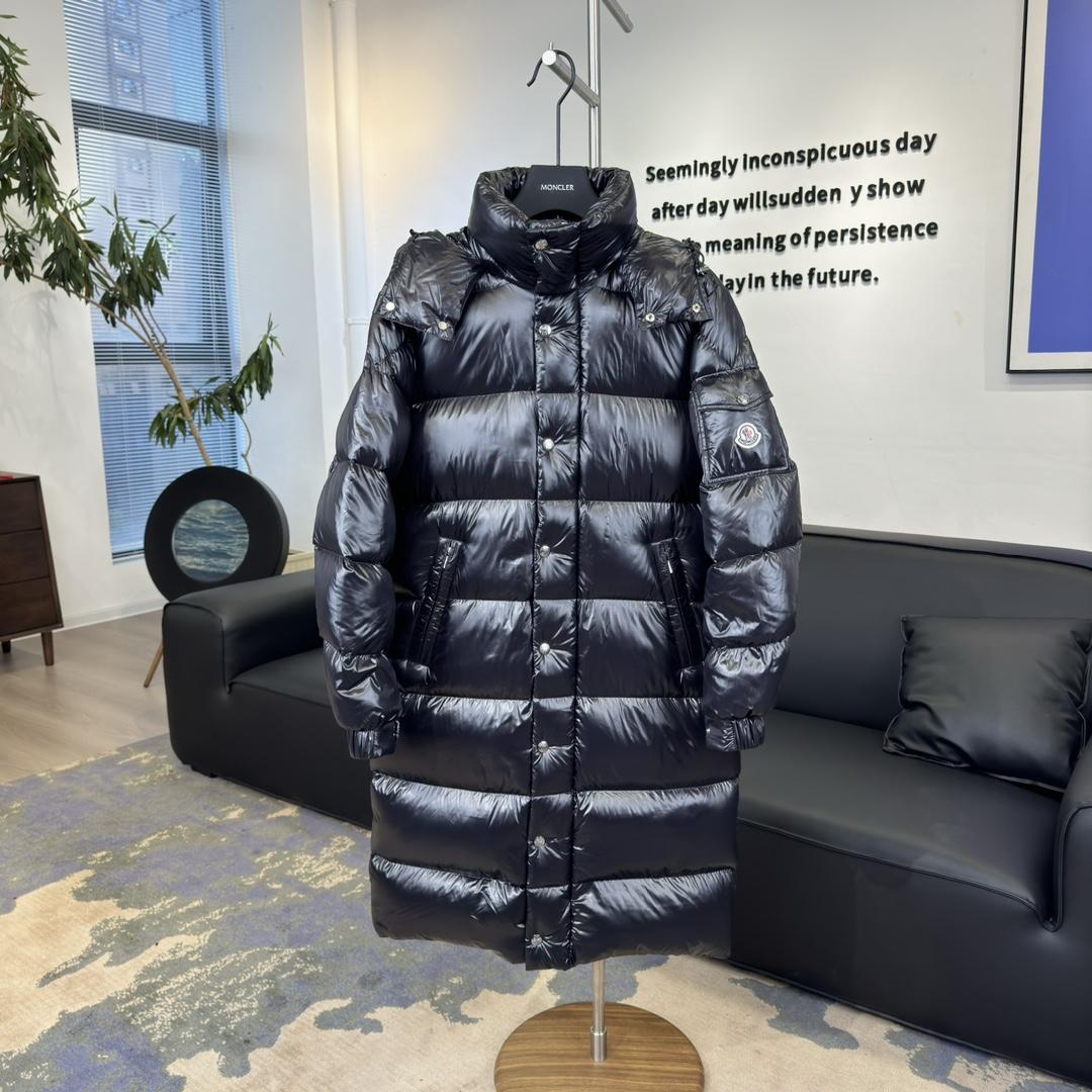 Moncler Maya Hanovcrtan Long Down Jacket - 