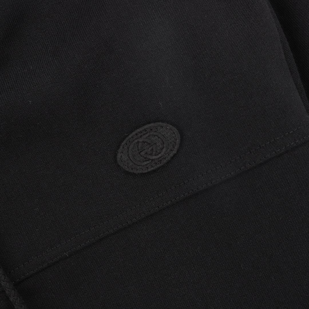 Gucci Cotton Jersey Hooded Jacket With Web - 