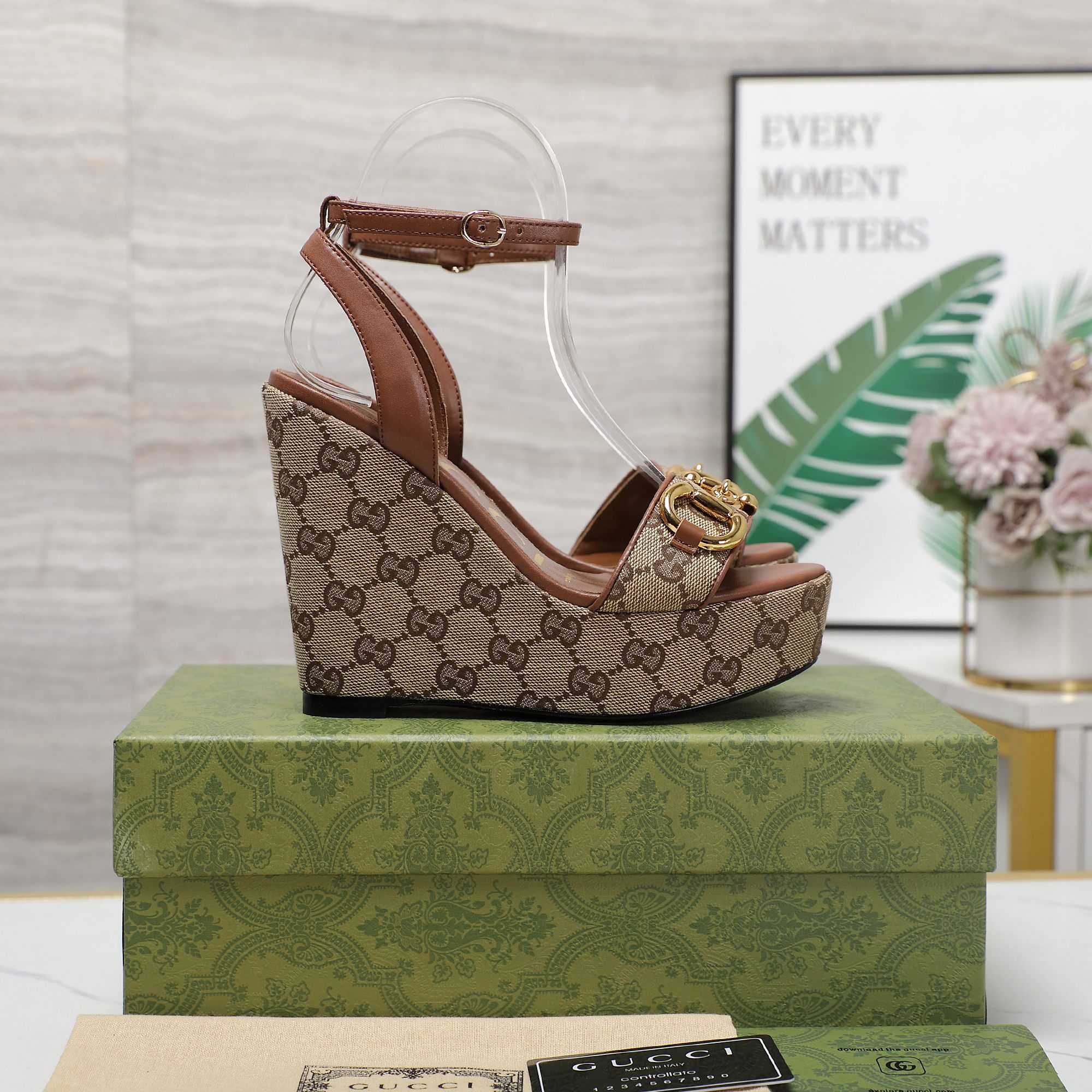 Gucci Women's Horsebit Platform Sandal  - 