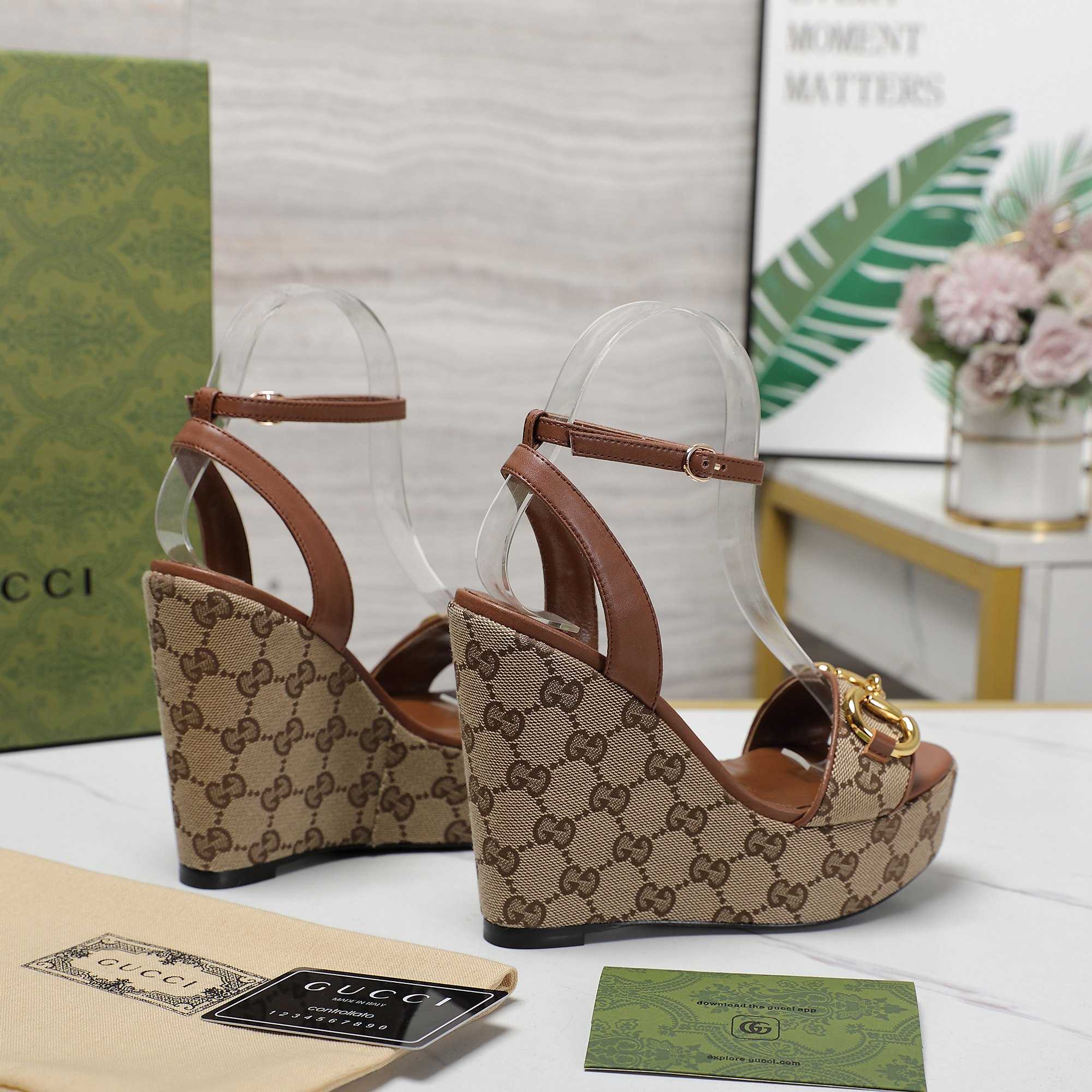 Gucci Women's Horsebit Platform Sandal  - 