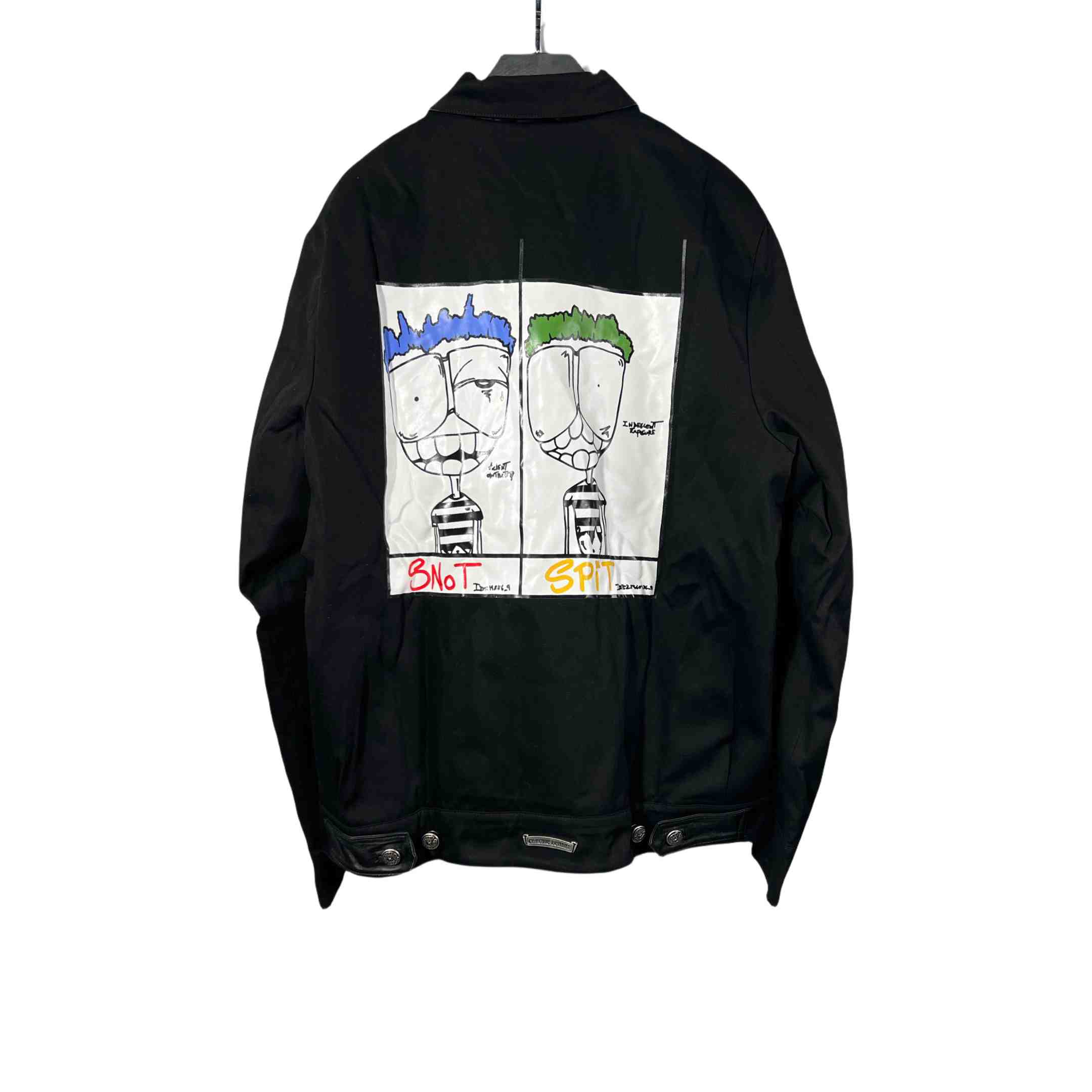 Chrome Hearts x Matty boy Print Canvas Work Jacket - 