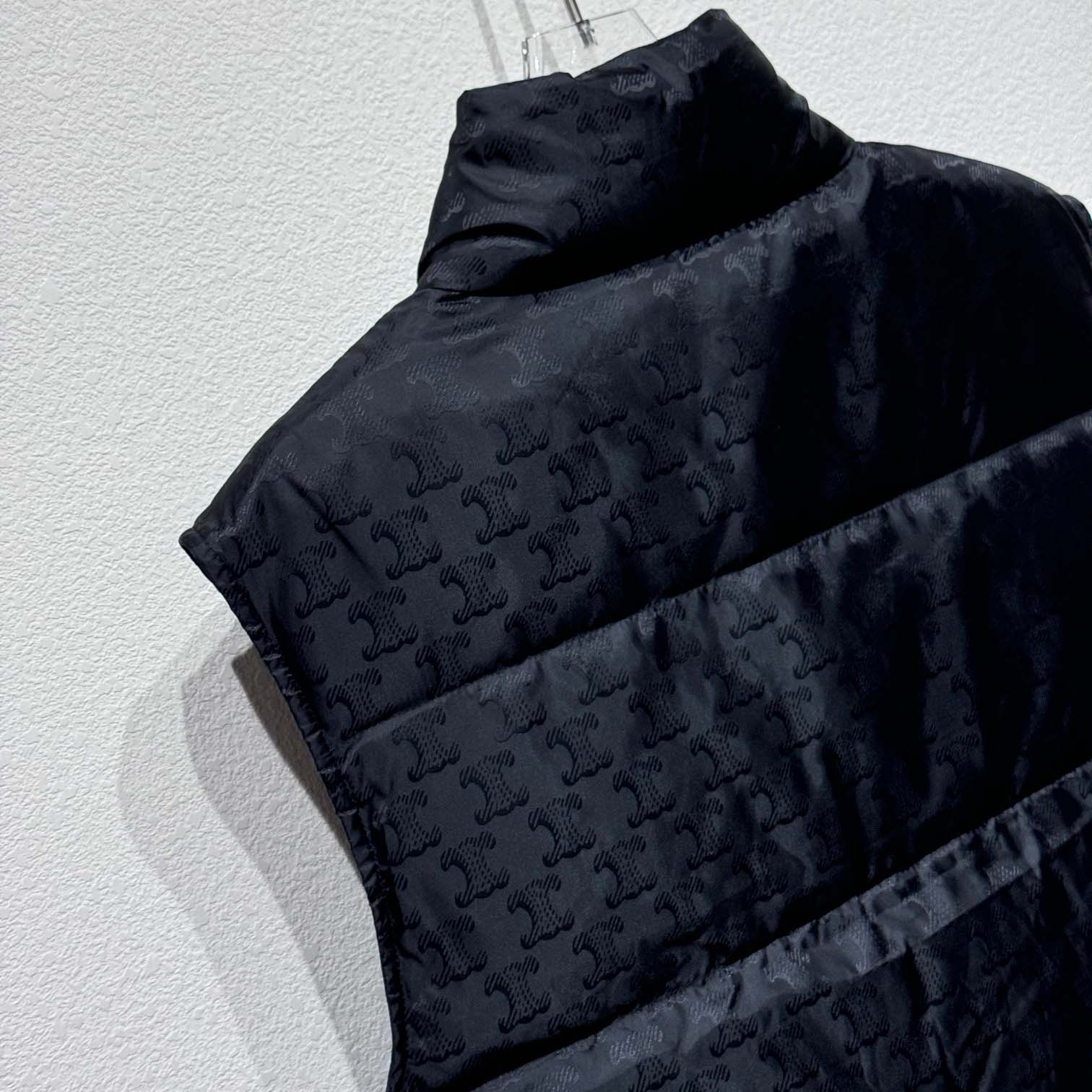 Celine Quilted Blouson Jacket In Monogram Nylon - 