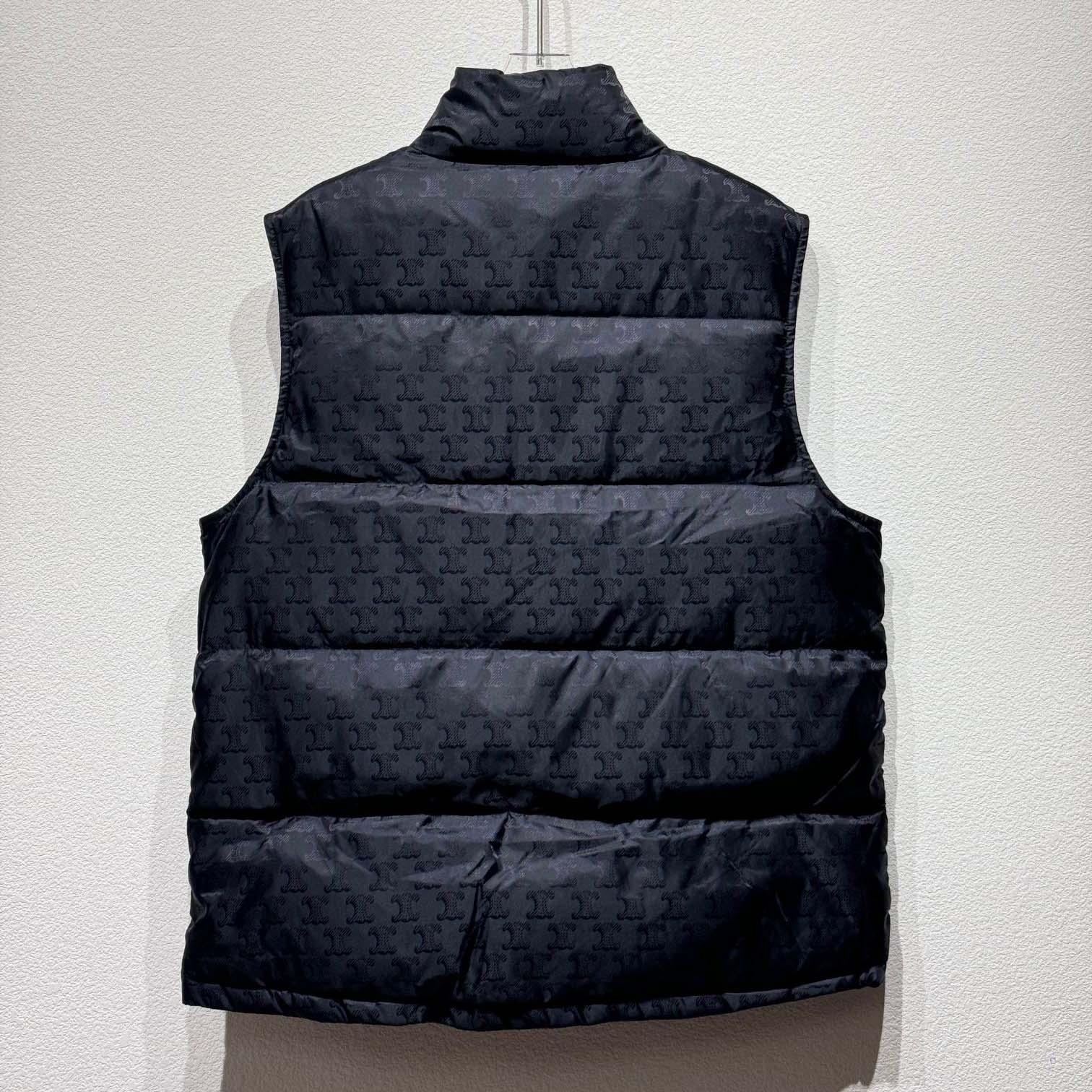 Celine Quilted Blouson Jacket In Monogram Nylon - 