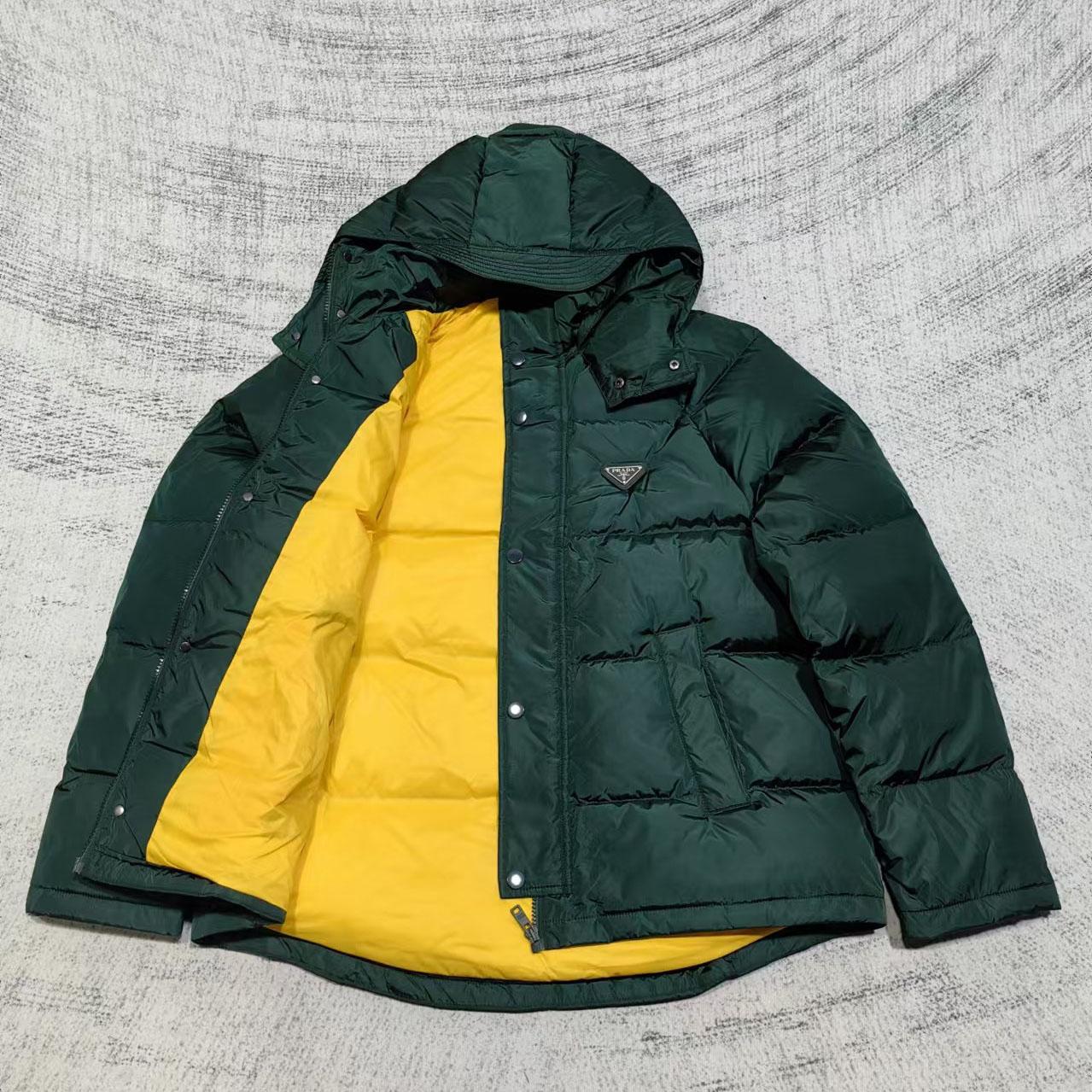 Prada Cropped Re-Nylon Down Jacket - 