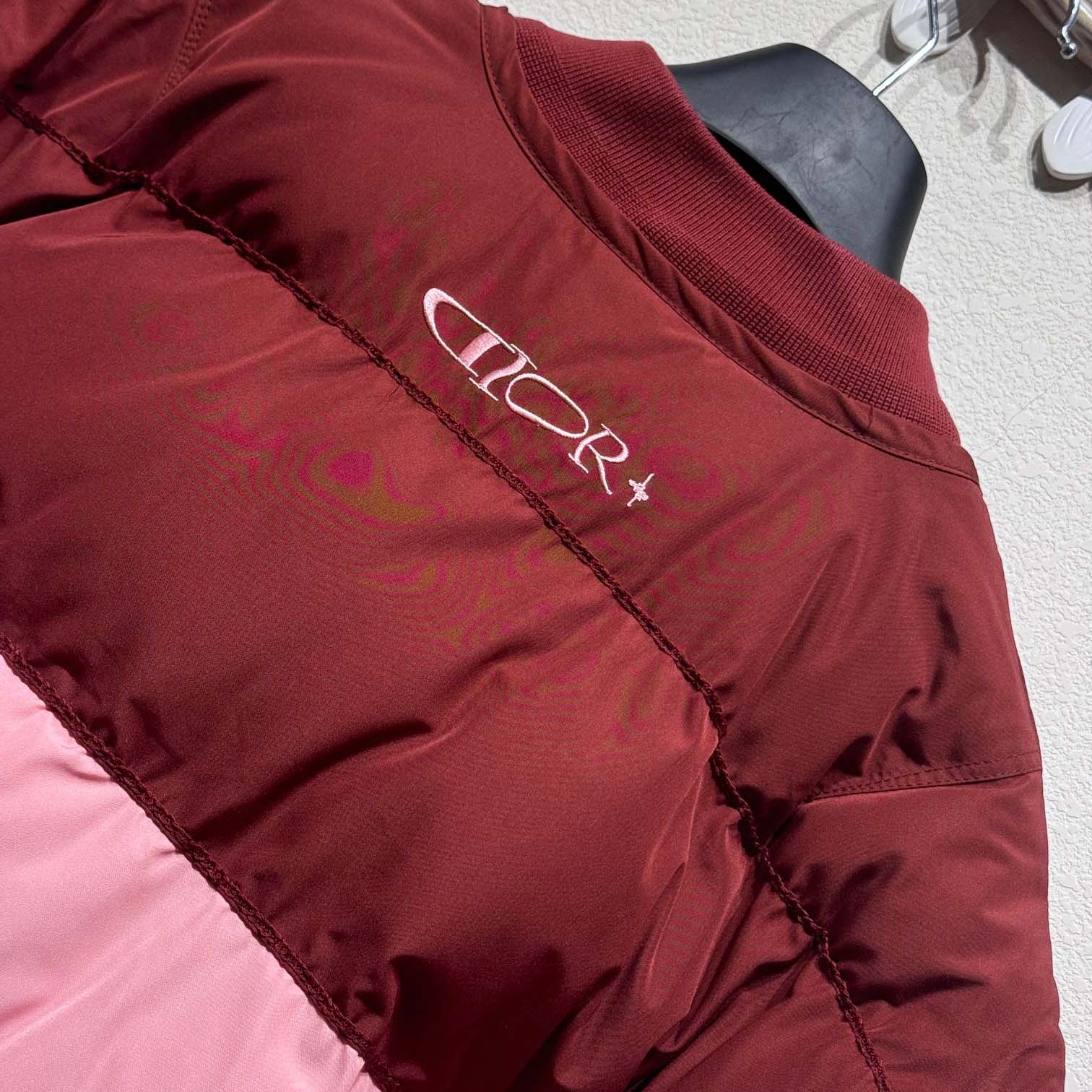 DIOR AND LEWIS HAMILTON Puffer Jacket With Removable Sleeves  - 