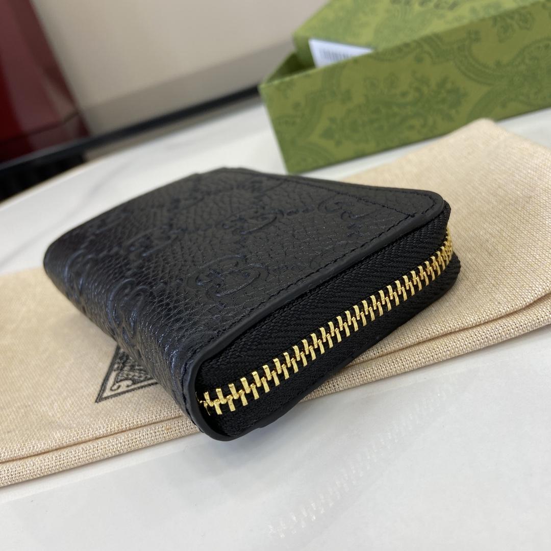 Gucci GG Emblem Zip Card Case  - 