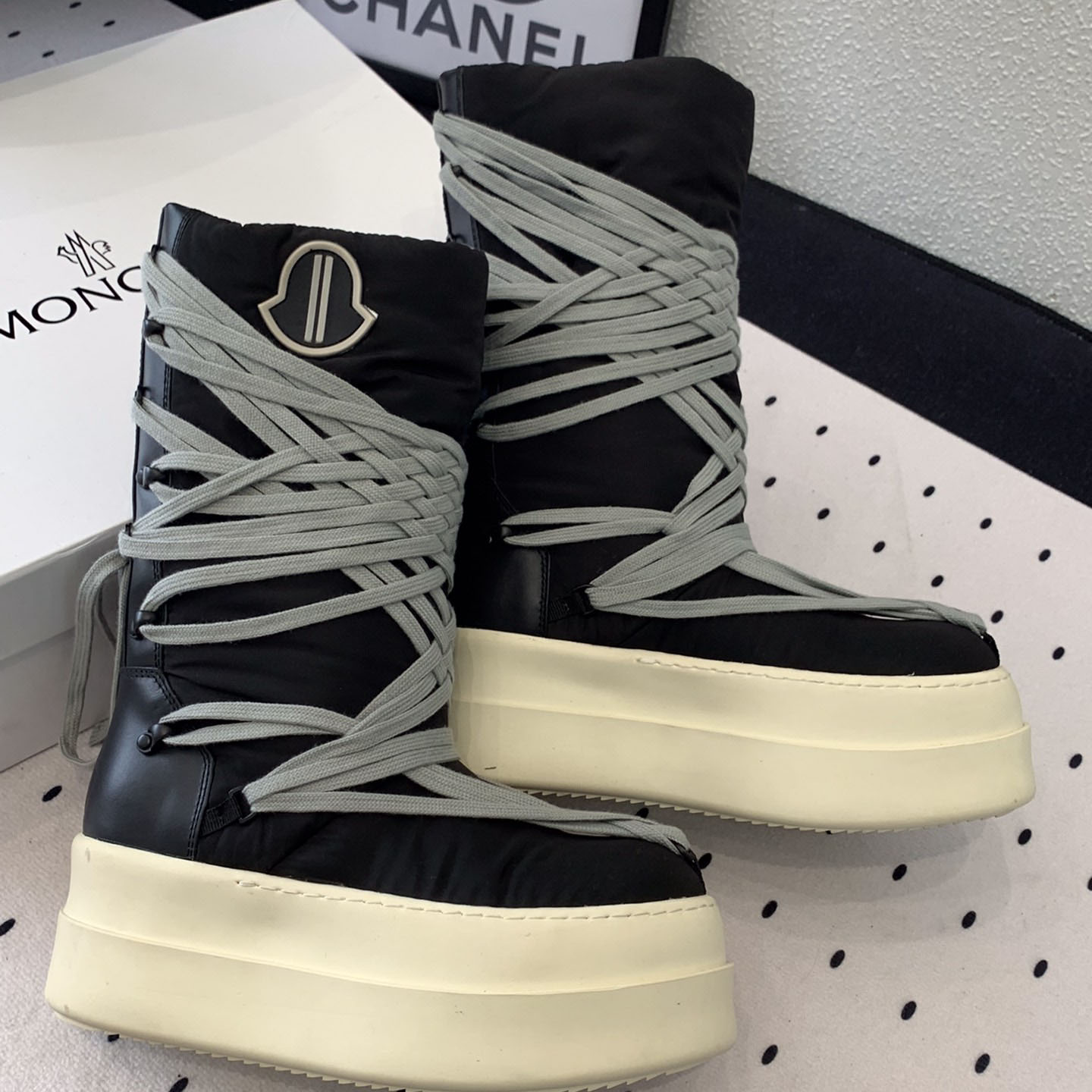 Moncler x Rick Owens Bigrocks Padded Boots - 