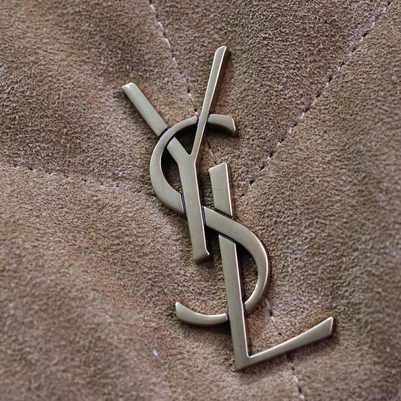Saint Laurent Toy Puffer In Suede - 