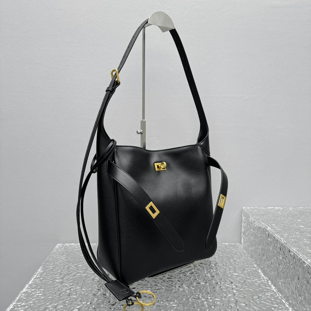 Balenciaga Bel Air Small Hobo Bag In Black  - 