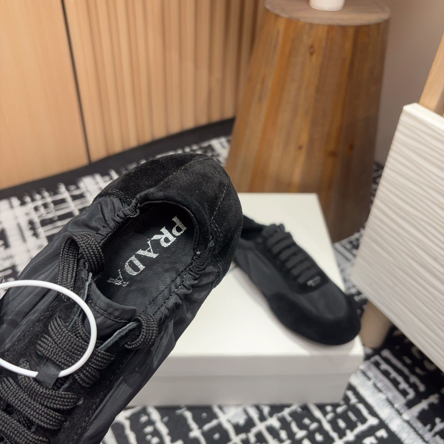 Prada Collapse Re-Nylon And Suede Sneakers - 