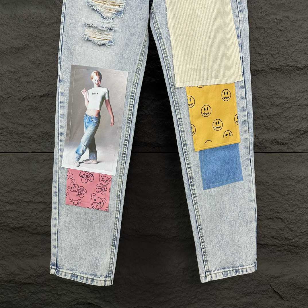 Japanese Brand × Streetwear × Vintage jeans Patch Design Pants - DesignerGu