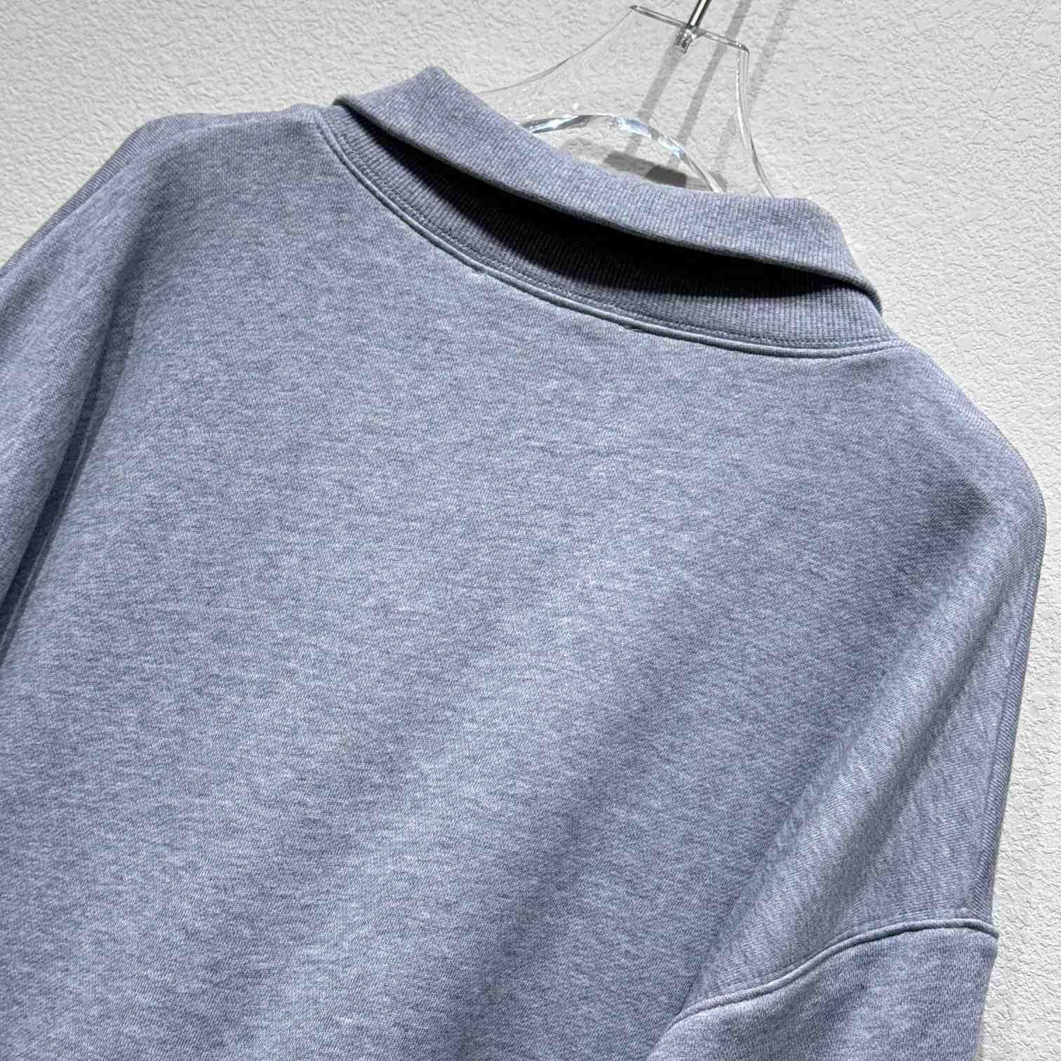 Miu Miu Cotton Fleece Zipper Sweatshirt - 