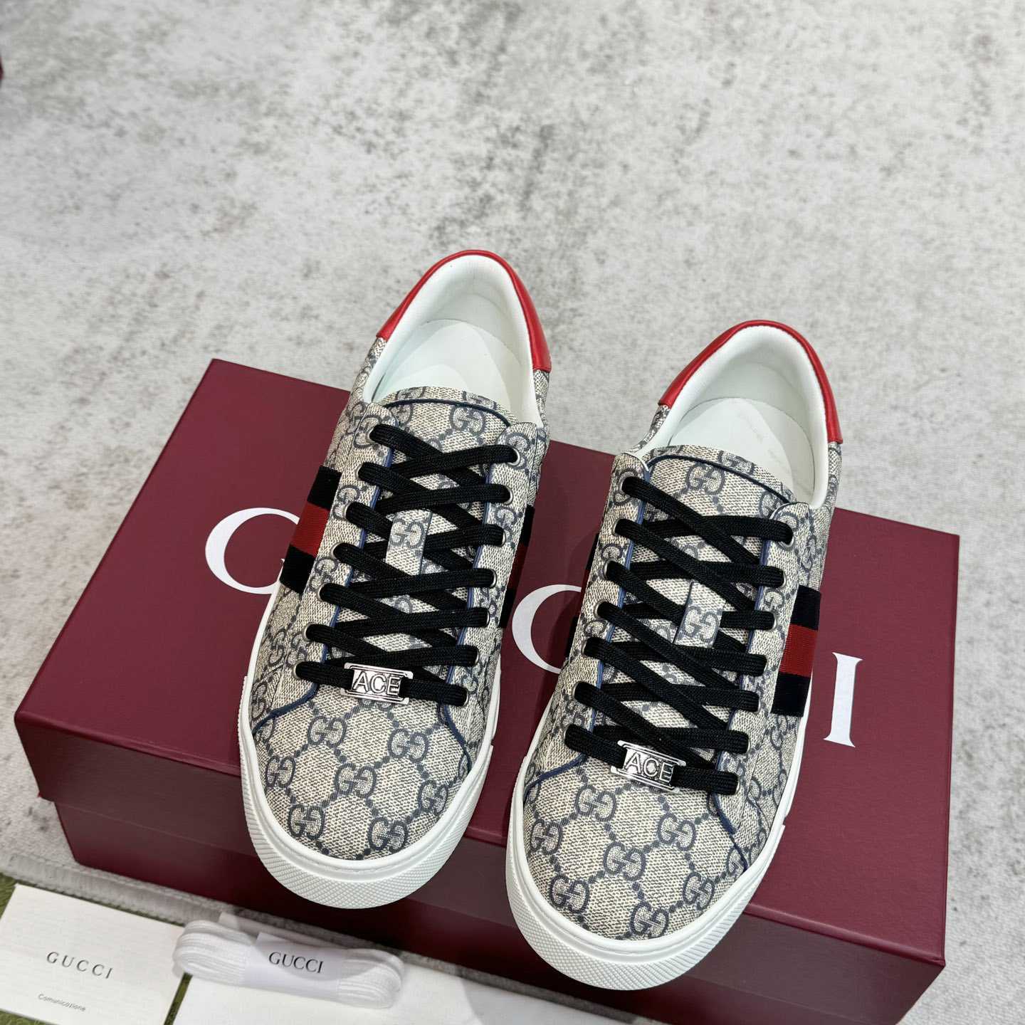 Gucci Ace Sneaker With Web - 