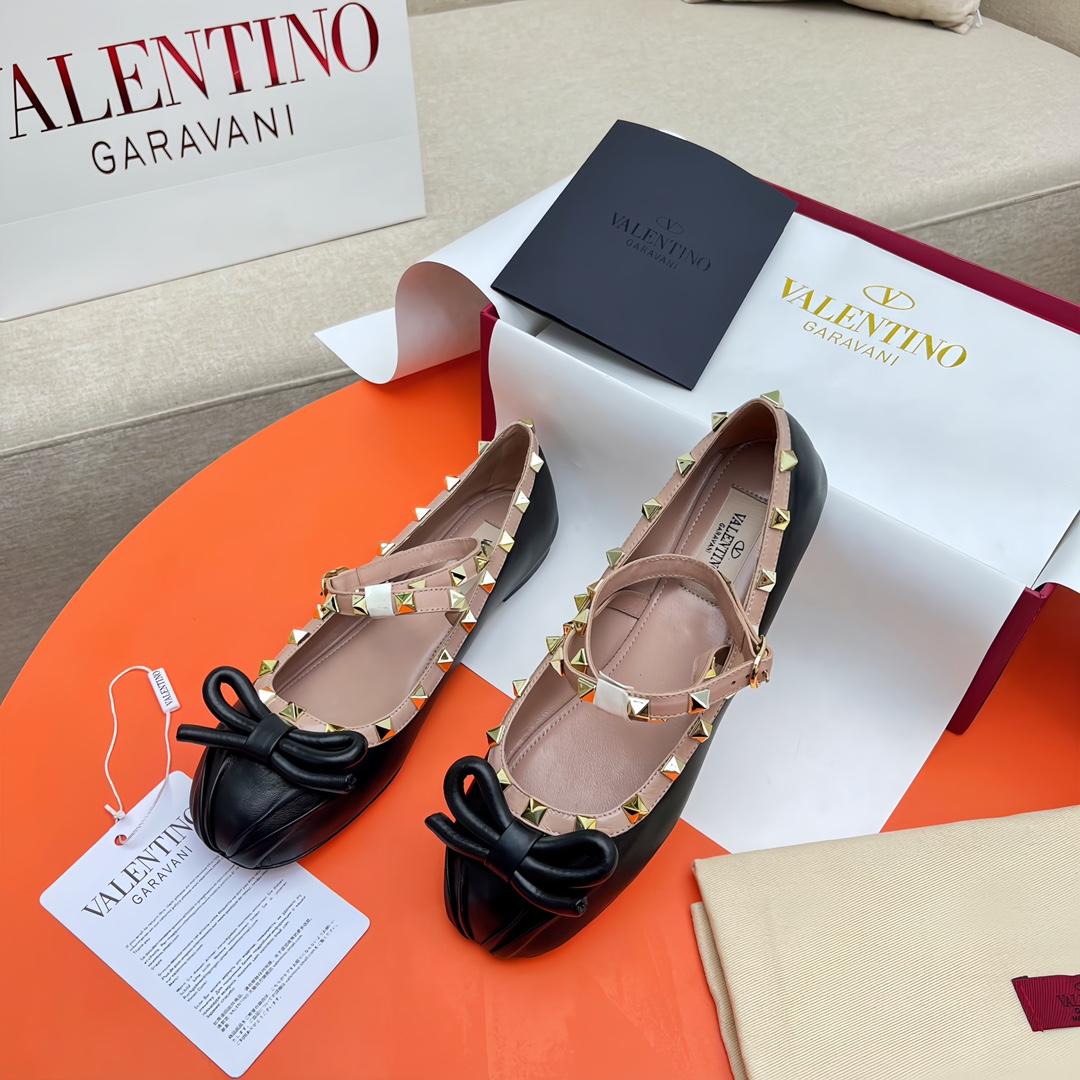 Valenti Rockstud Ballerinas - 