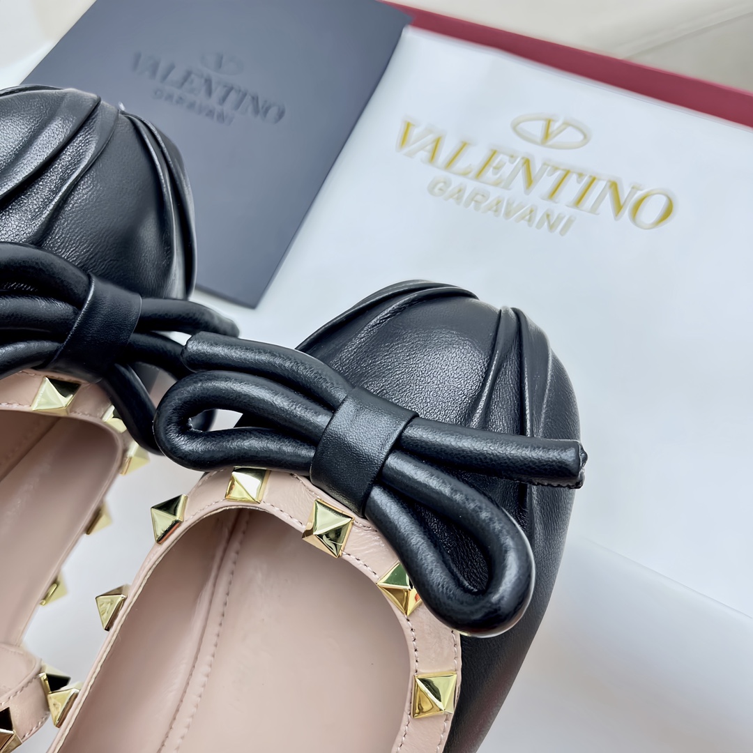 Valenti Rockstud Ballerinas - 
