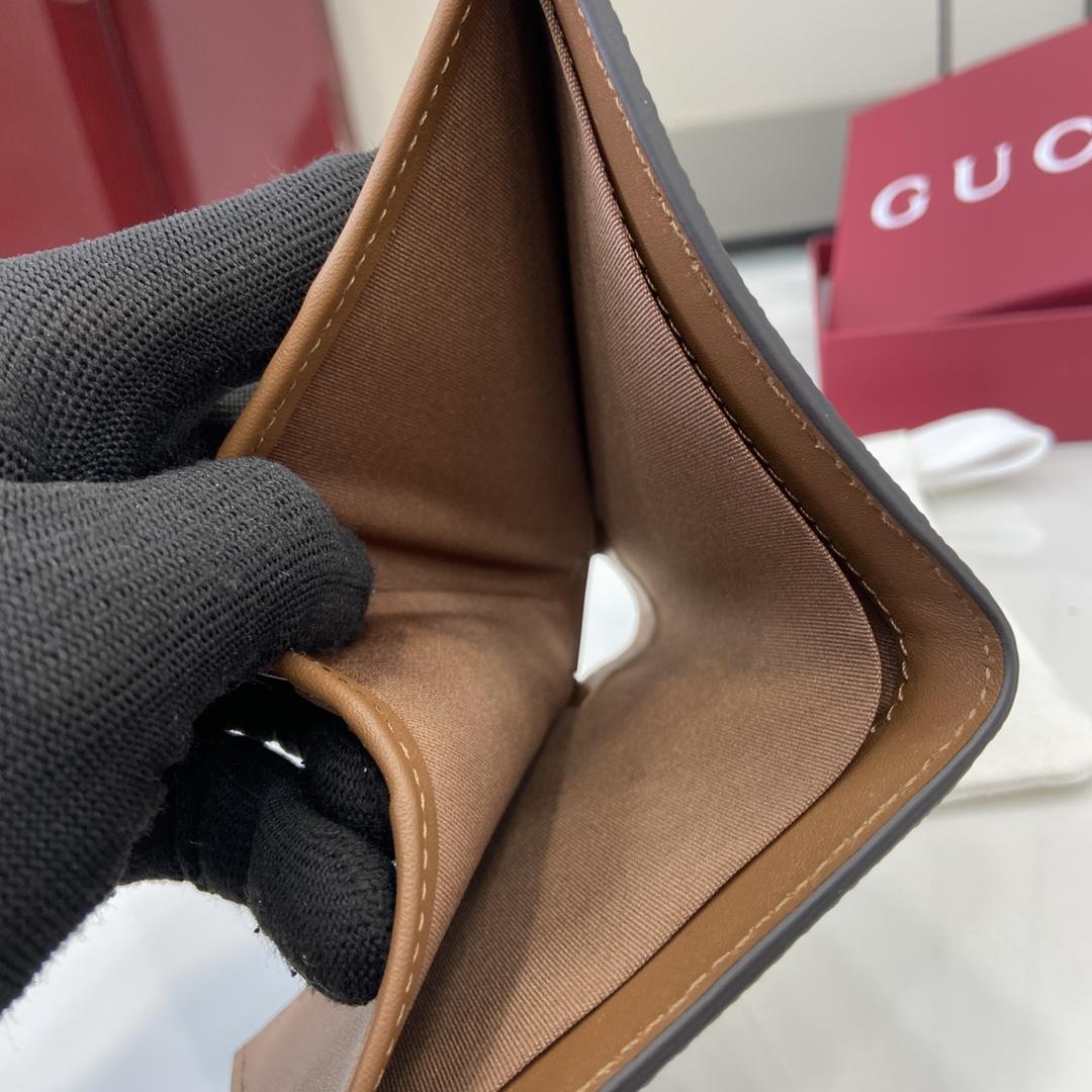 Gucci GG Emblem Bi-fold Wallet  - 