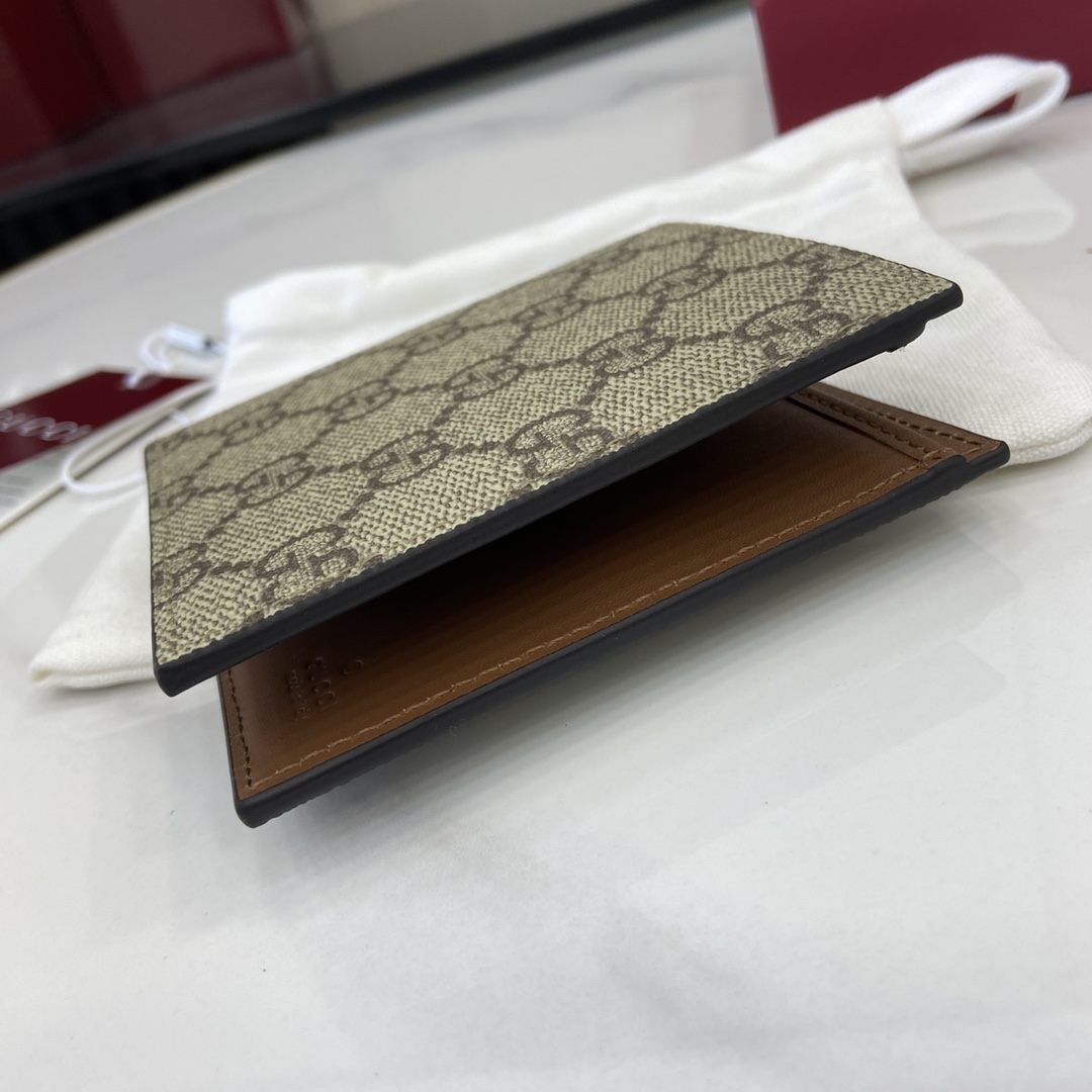 Gucci GG Emblem Bi-fold Wallet  - 