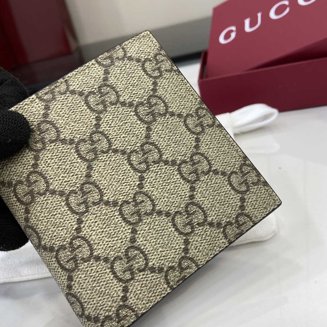 Gucci GG Emblem Bi-fold Wallet  - 