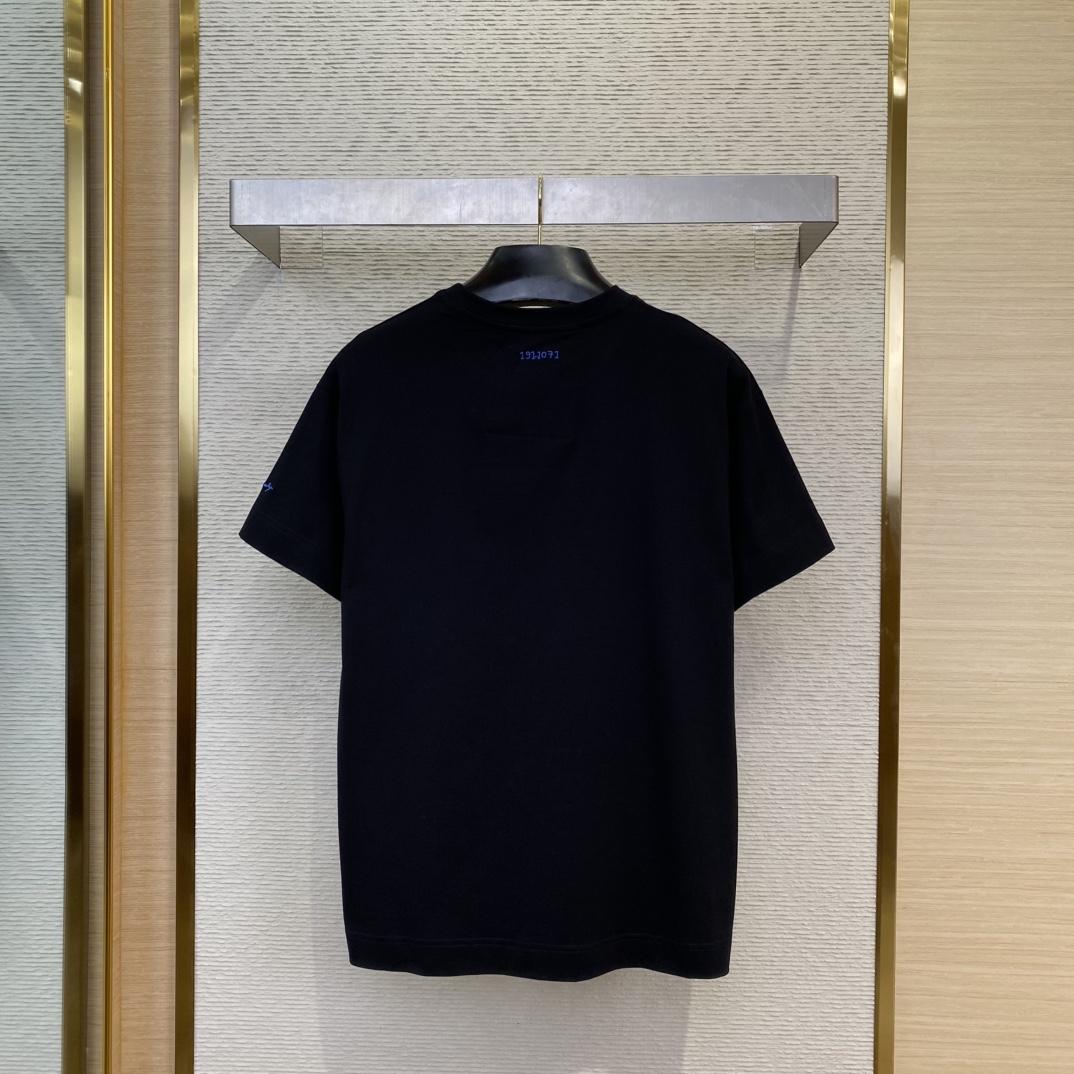 Givenchy T-shirt In Cotton With Cat Eye Embroidery - 