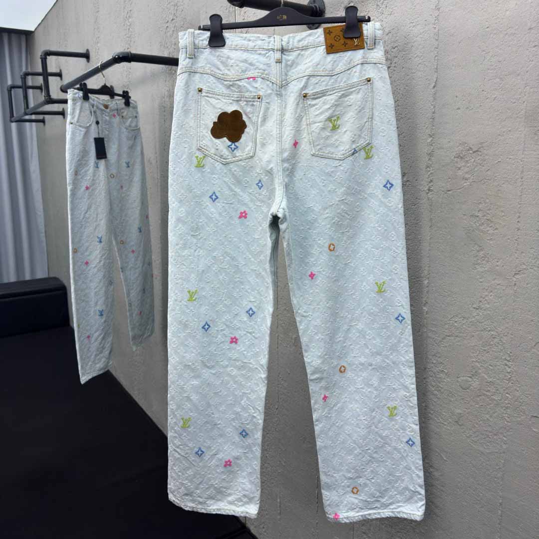 Louis Vuitton x Tyler The Creator Monogram Dnim Pants - 