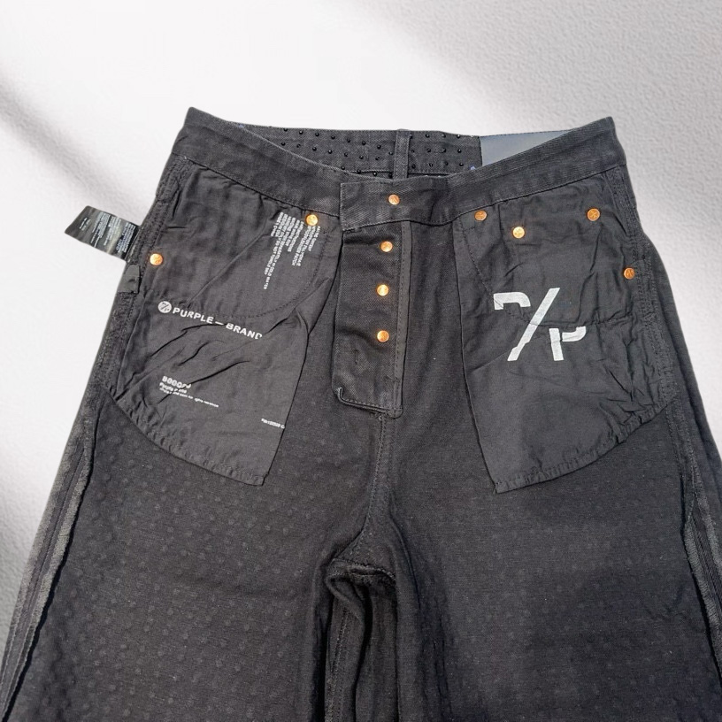 Purple-Brand Denim Shorts    6023 - DesignerGu