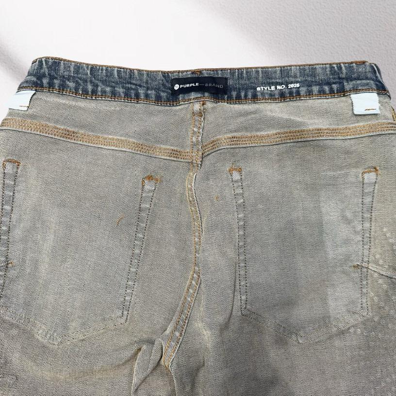 Purple-Brand Denim Shorts    6000 - DesignerGu