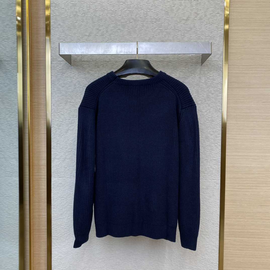Celine Oversized Sweater In Ribbed Wool - 
