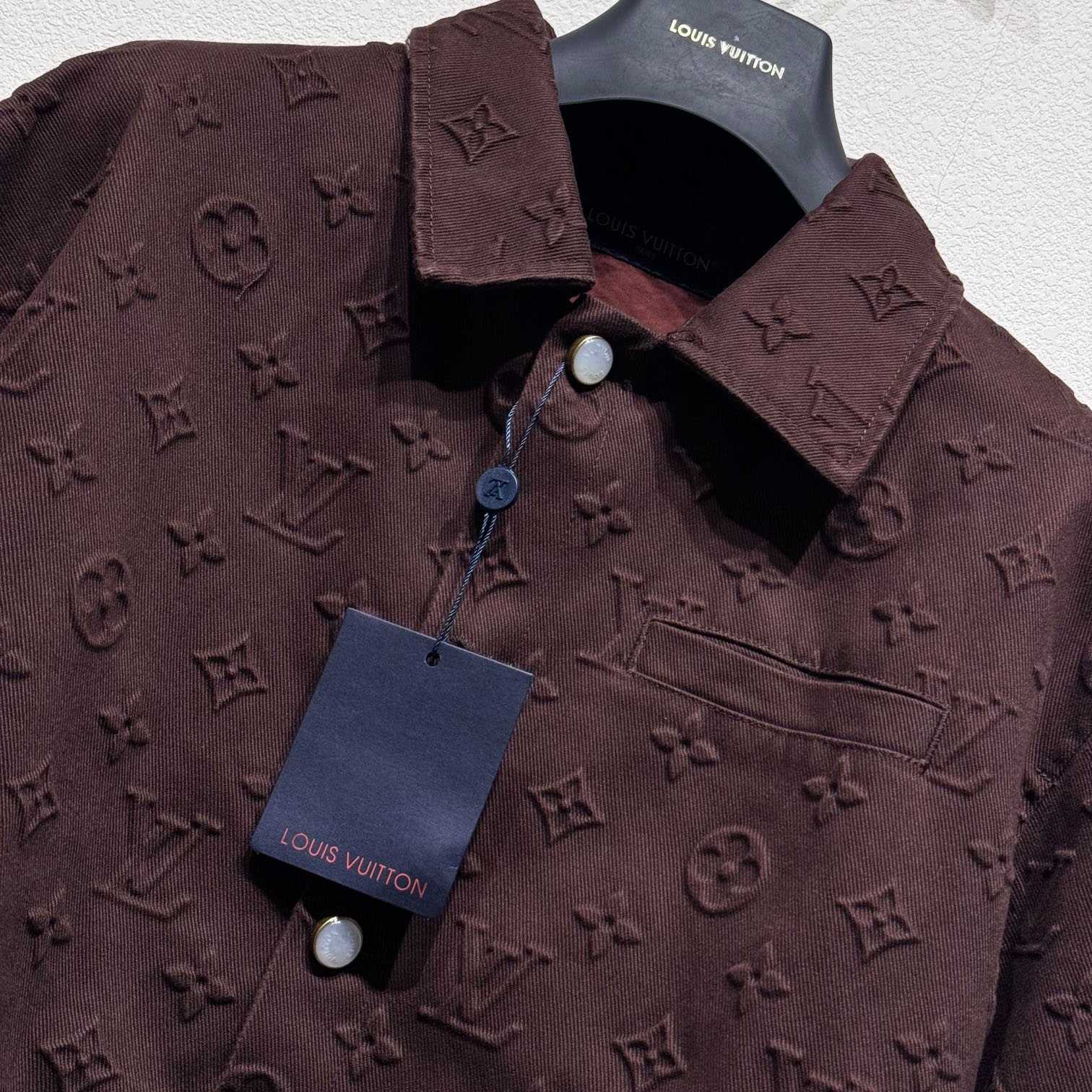 Louis Vuitton Monogram Embossed Overshirt    - 