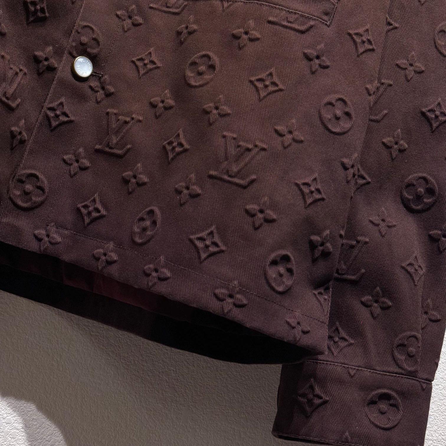 Louis Vuitton Monogram Embossed Overshirt    - 