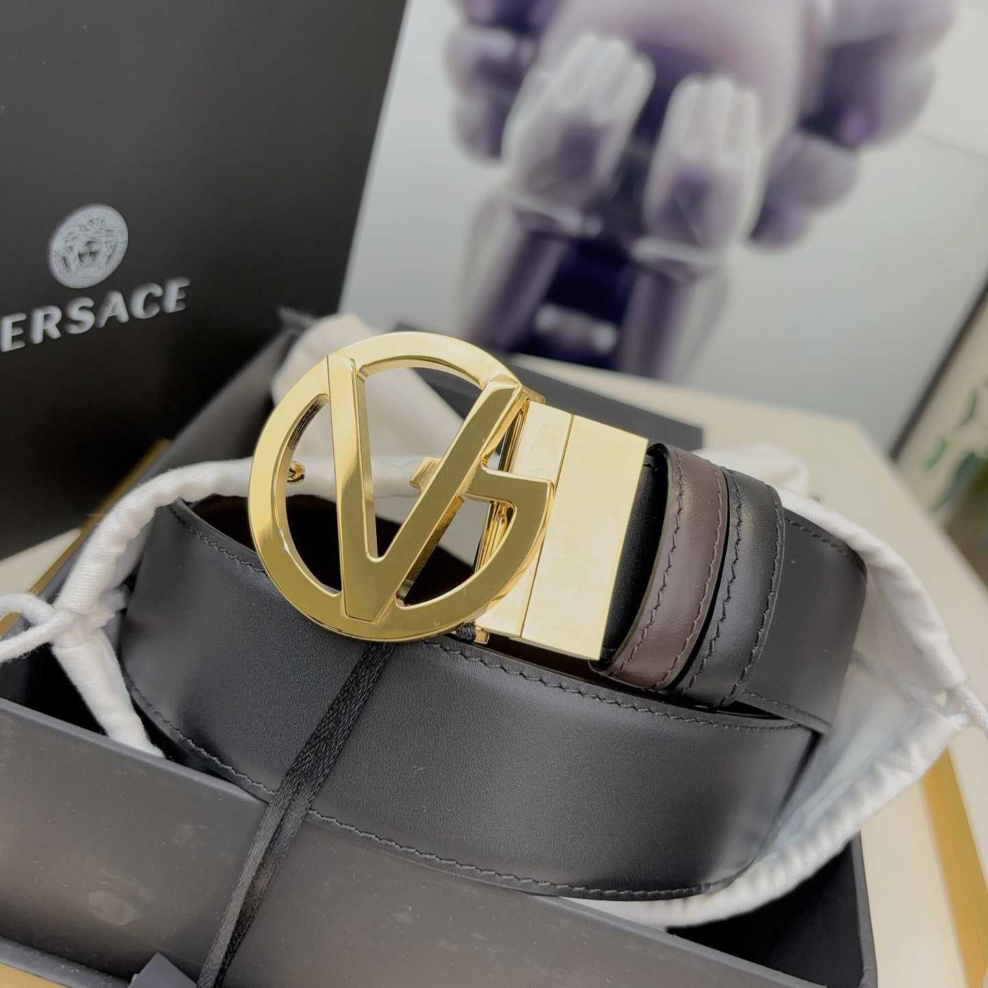 Versace Leather Belt   40mm - 