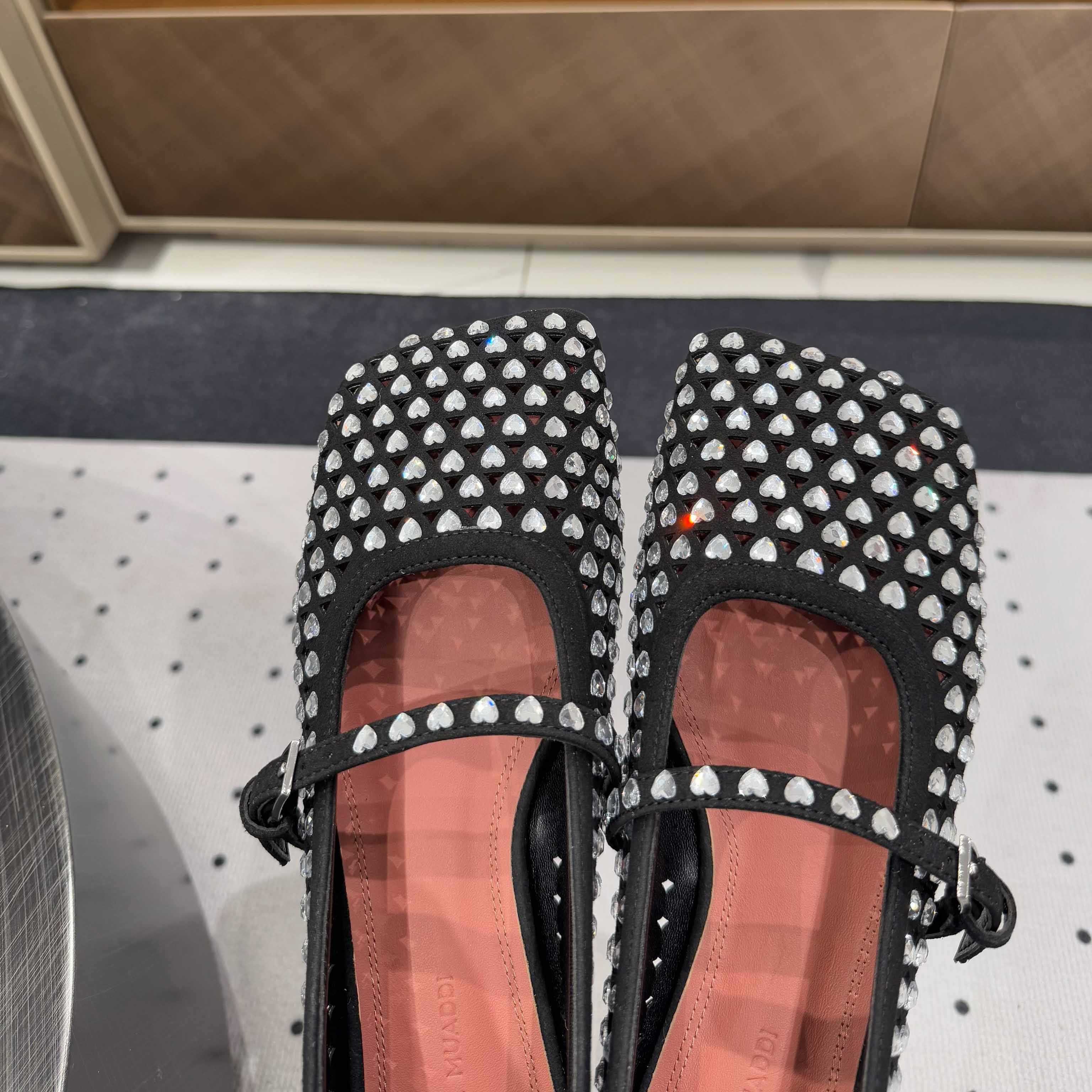 Amina Muaddi Ane Ballerina Shoes - 