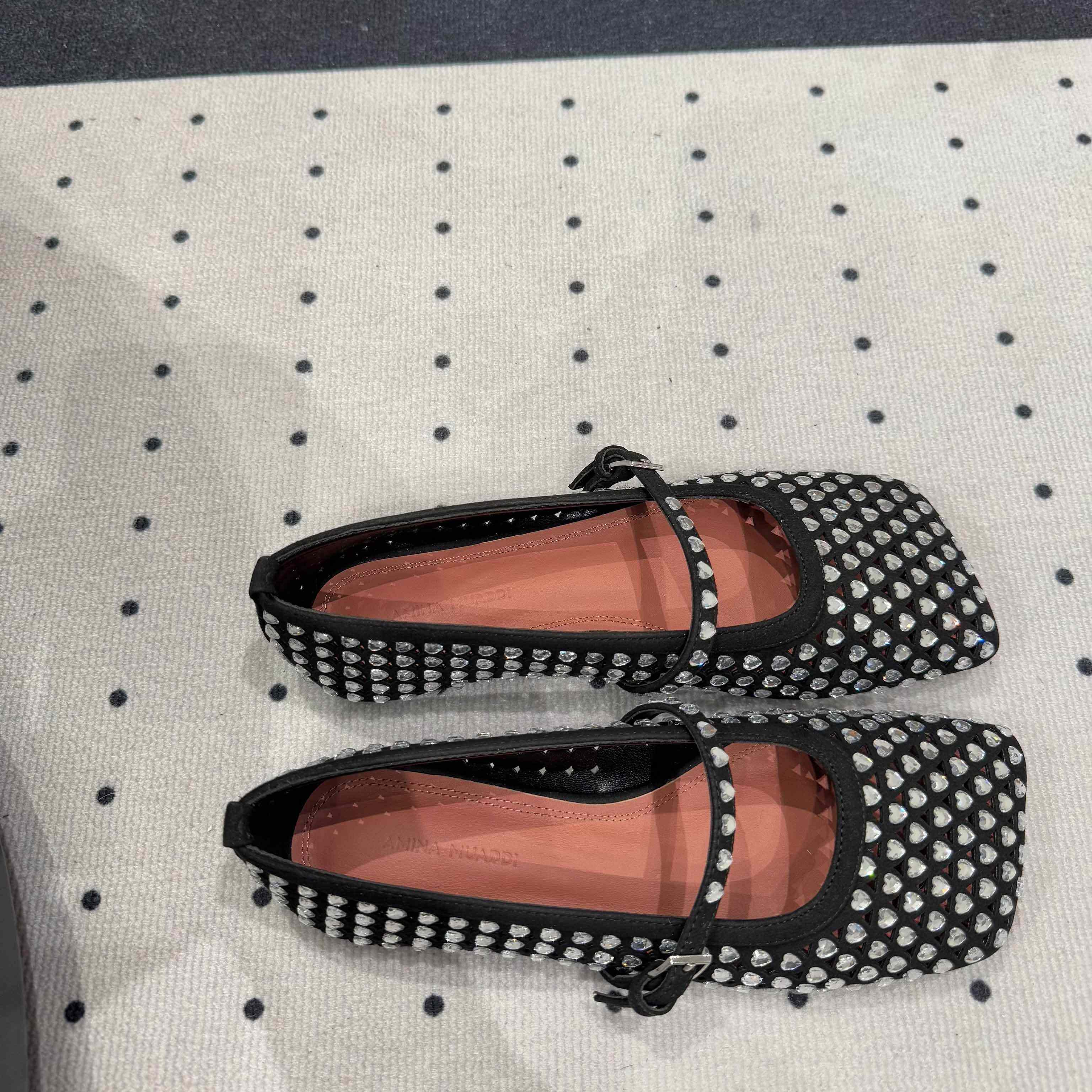 Amina Muaddi Ane Ballerina Shoes - 