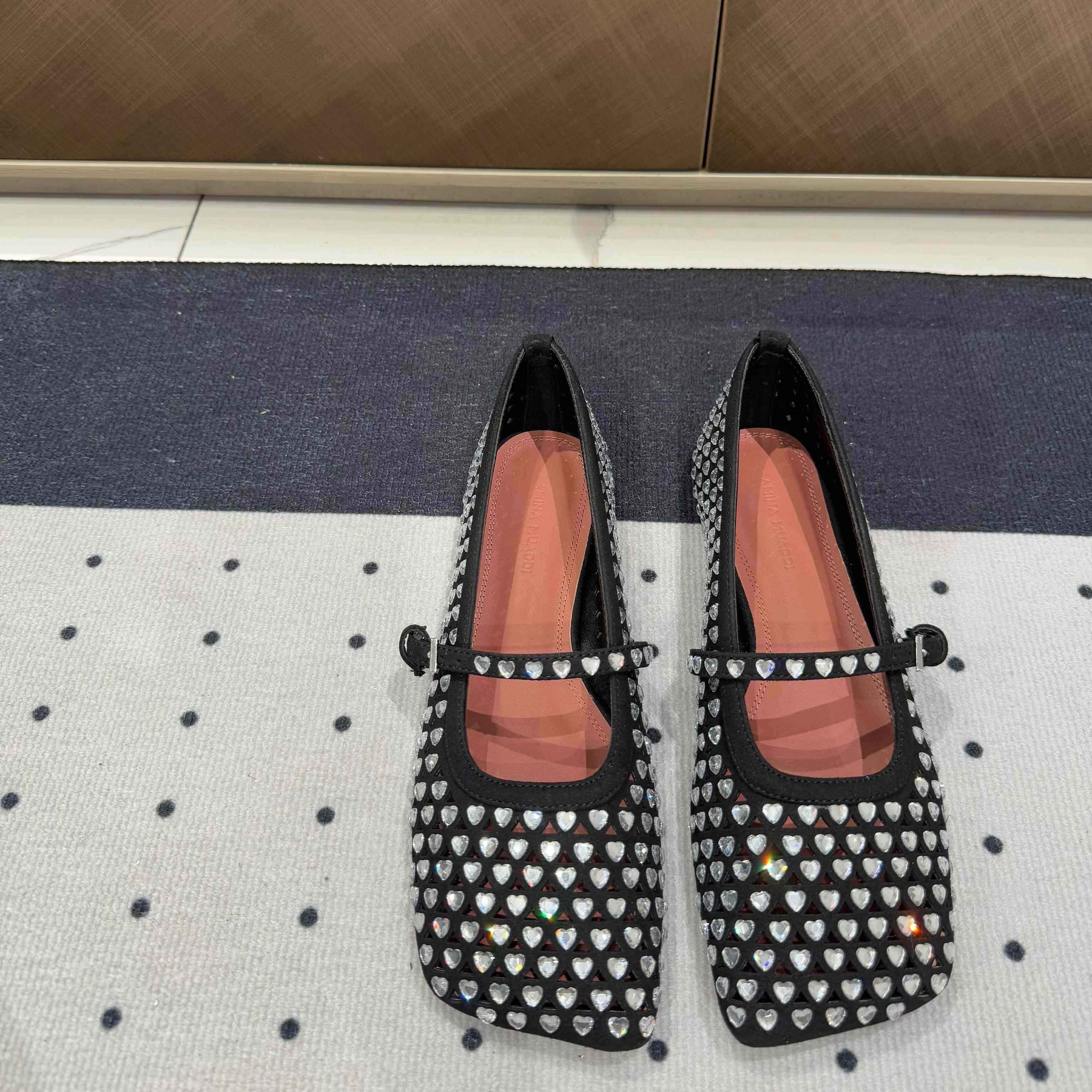 Amina Muaddi Ane Ballerina Shoes - 
