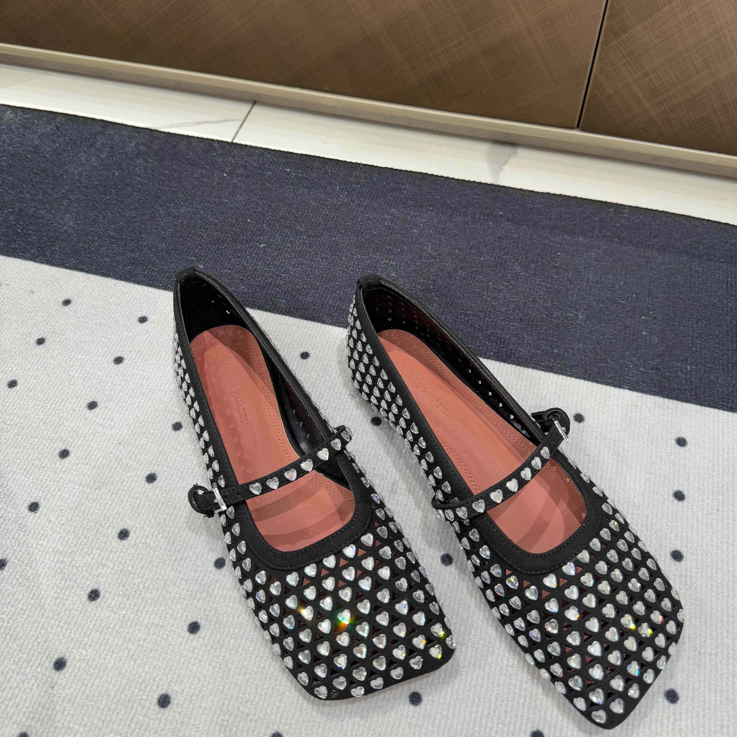 Amina Muaddi Ane Ballerina Shoes - 