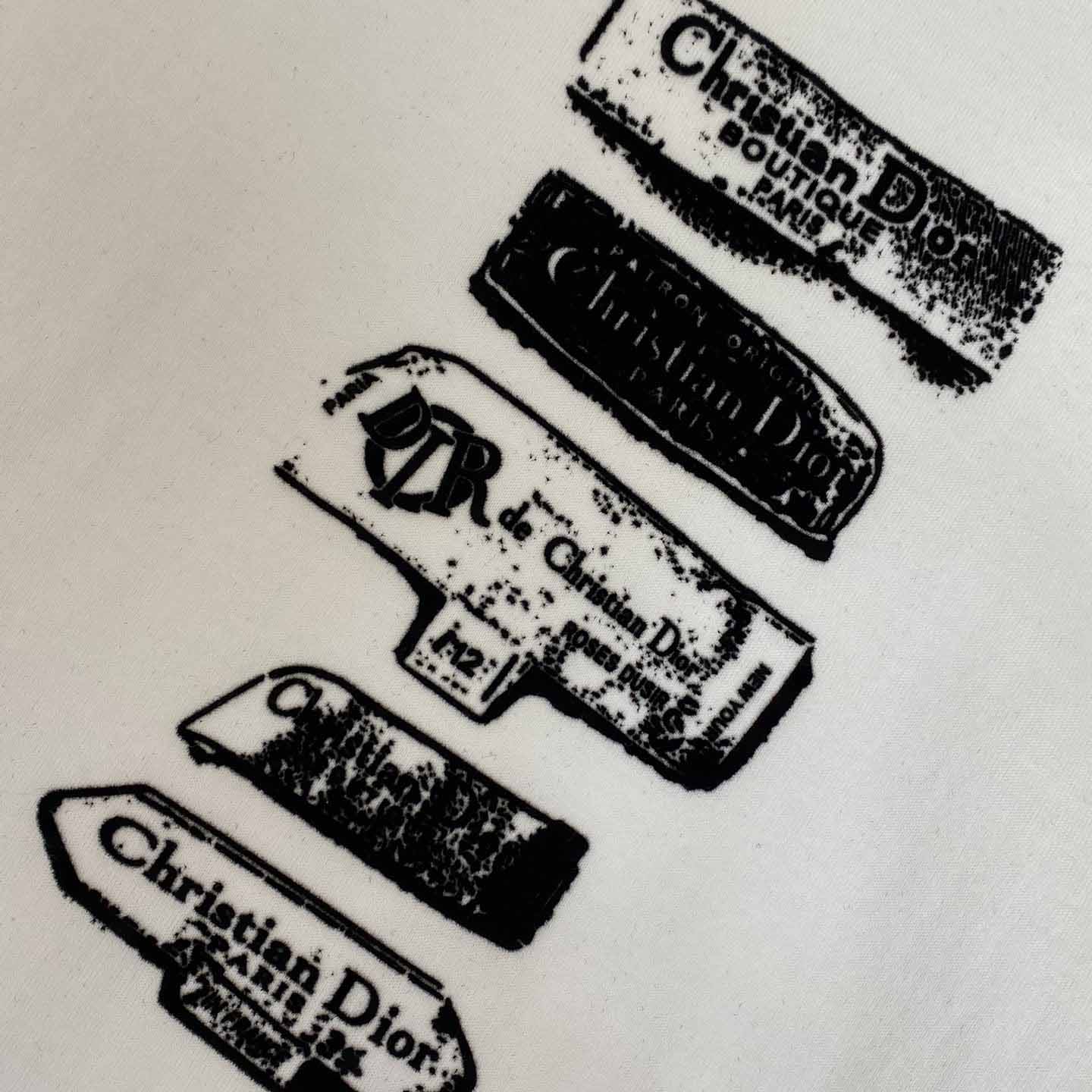 Dior Archives Labels T-Shirt, Relaxed Fit  - 